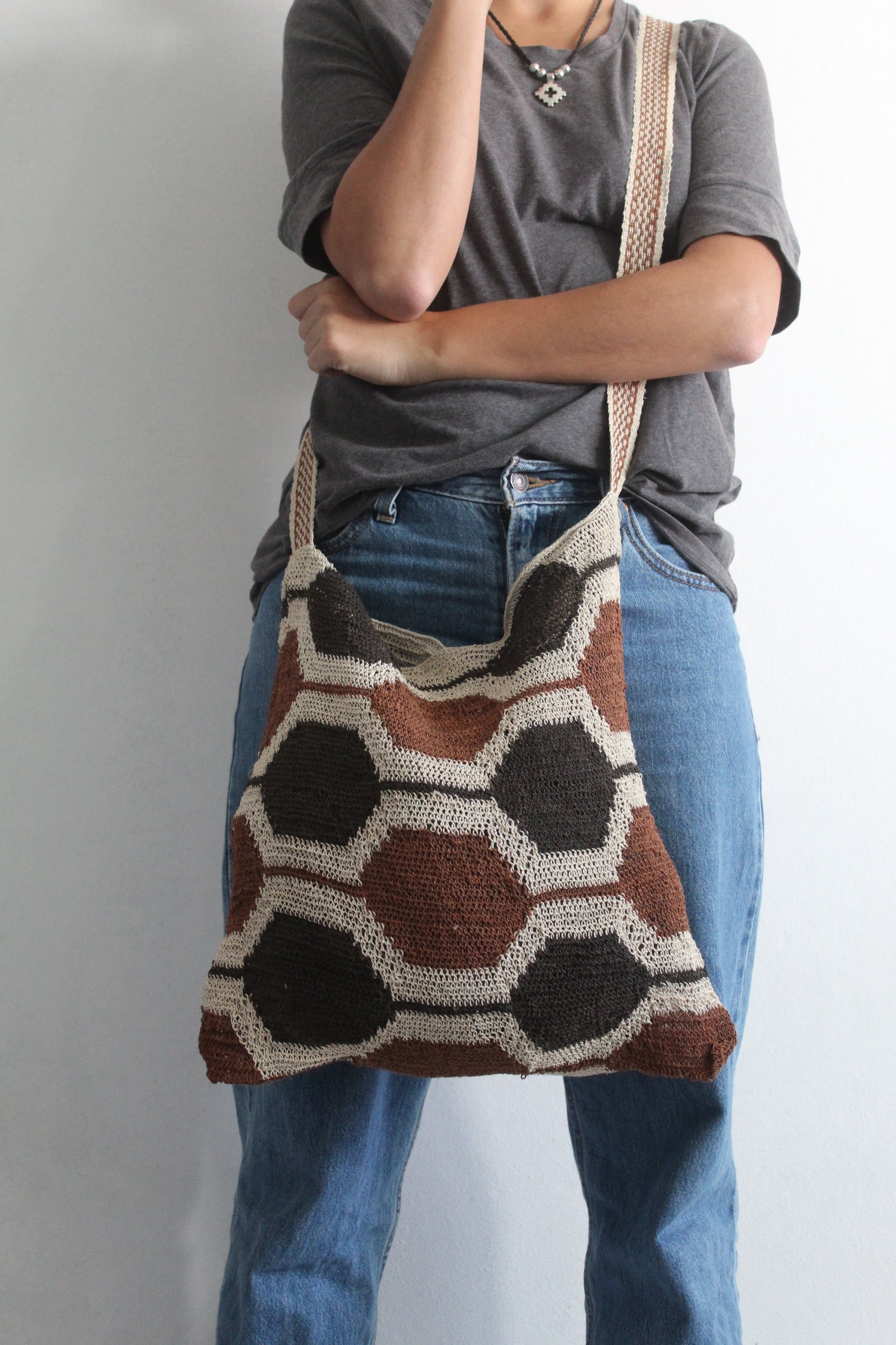 Hand woven Oversized Bag #029