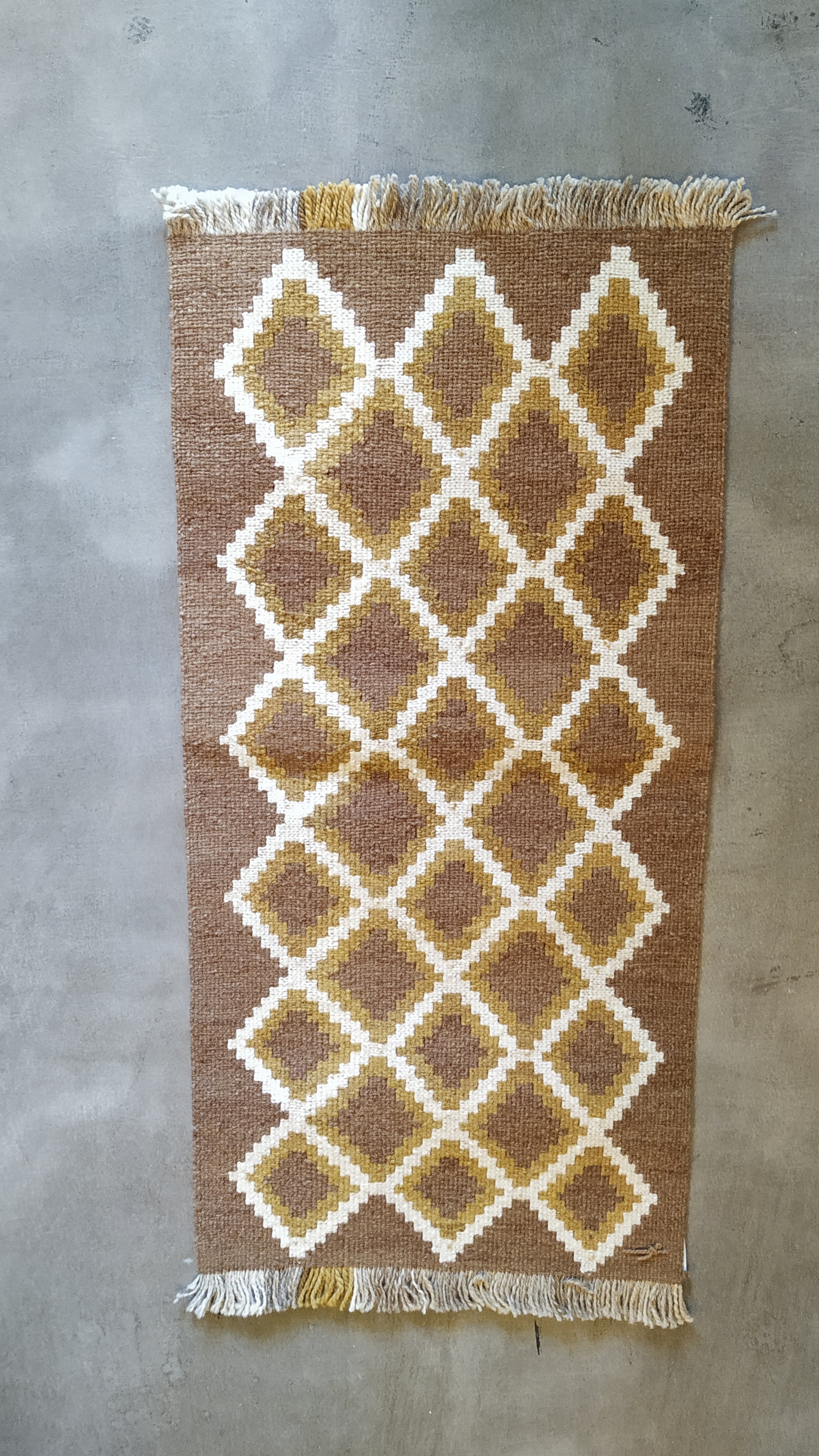 Formosa Qom Textile #022, handwoven sheep wool by Qom artisans, Argentina