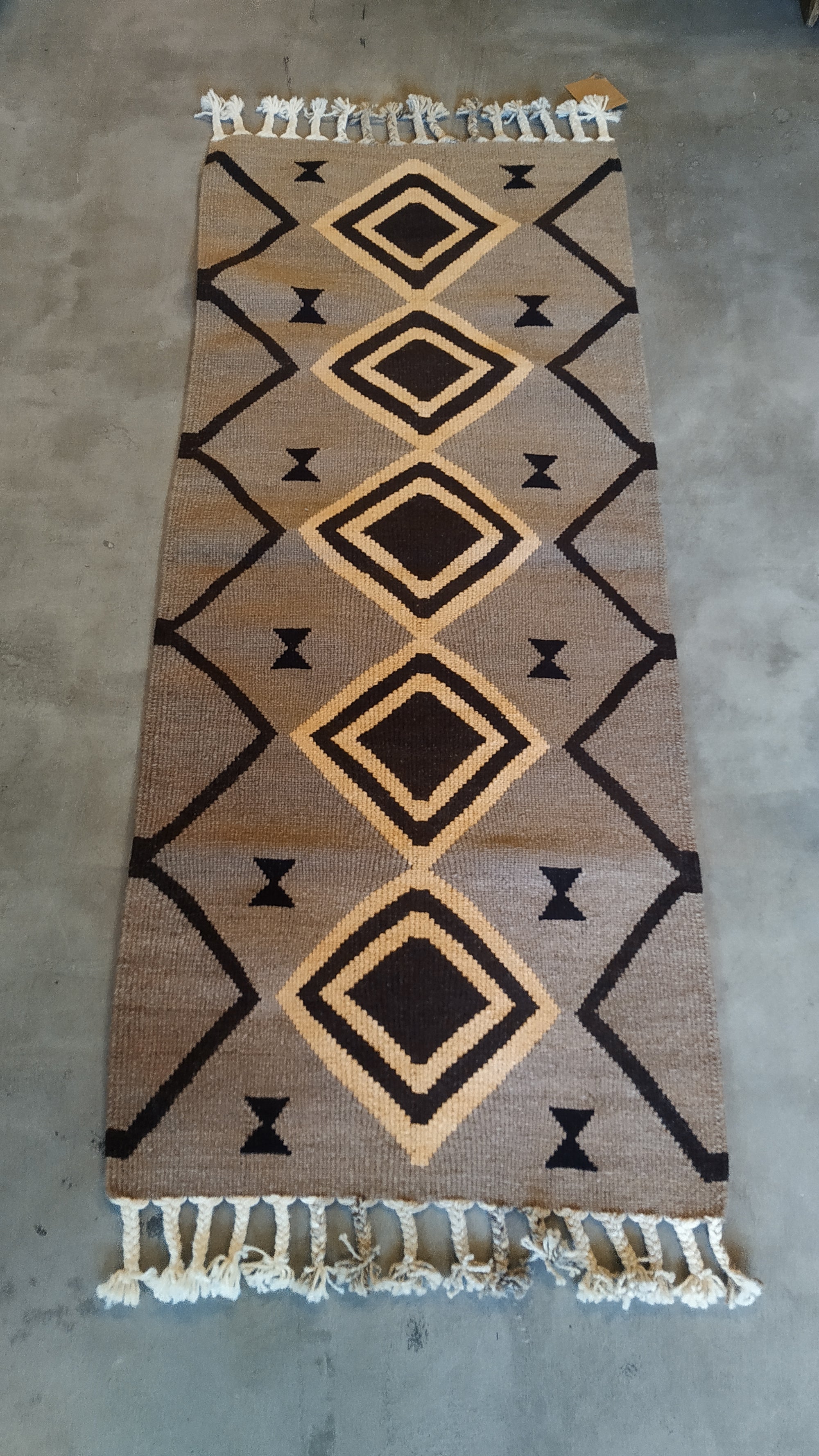 Formosa Qom Textile #023, handwoven sheep wool by Qom artisans, Argentina