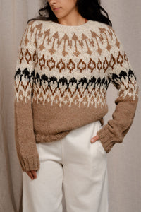 Hand Knitted Mountain Sweater