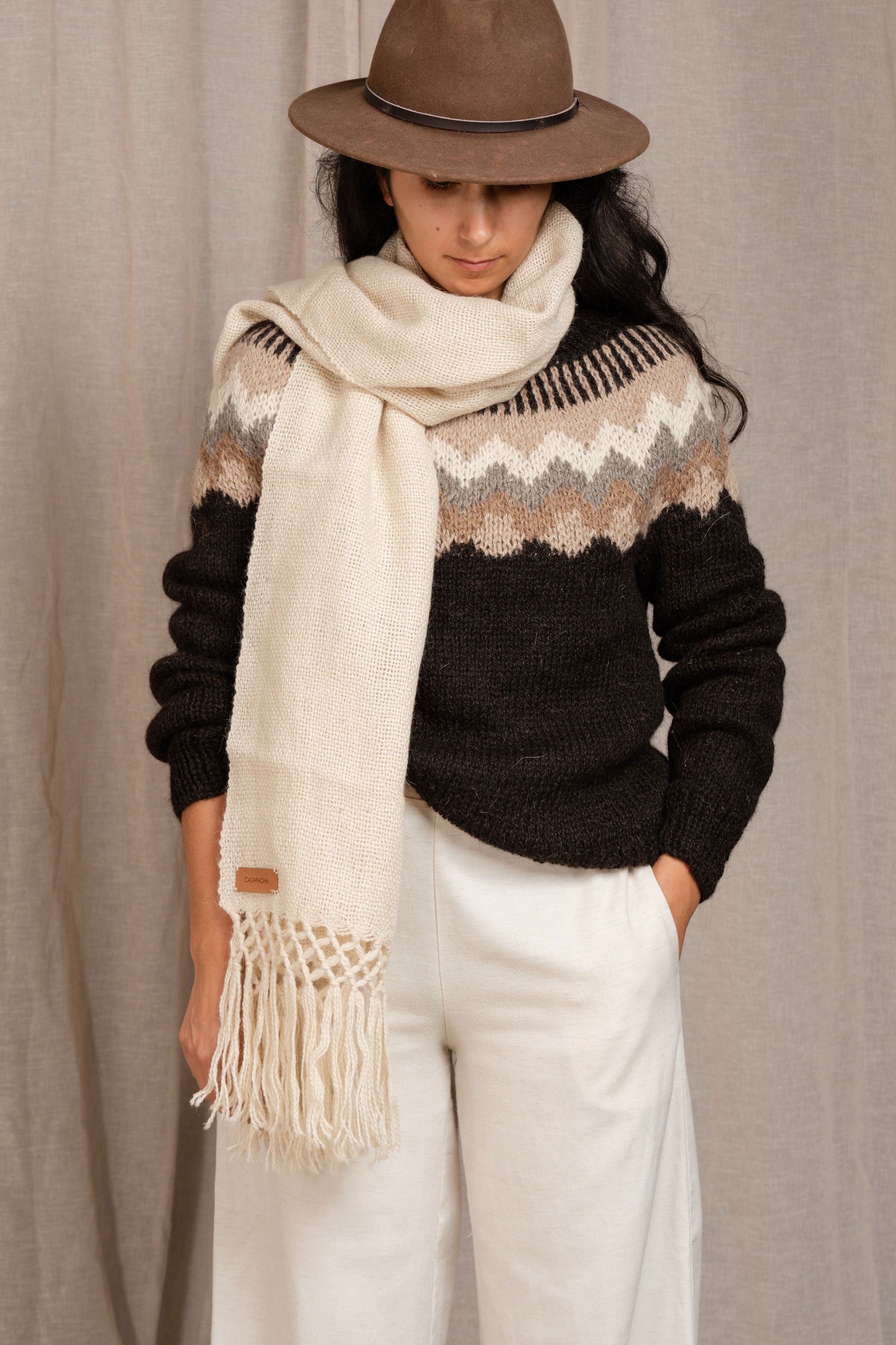 Hand Knitted Andino Sweater