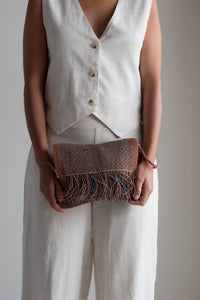 Hand woven Hermana Clutch #021