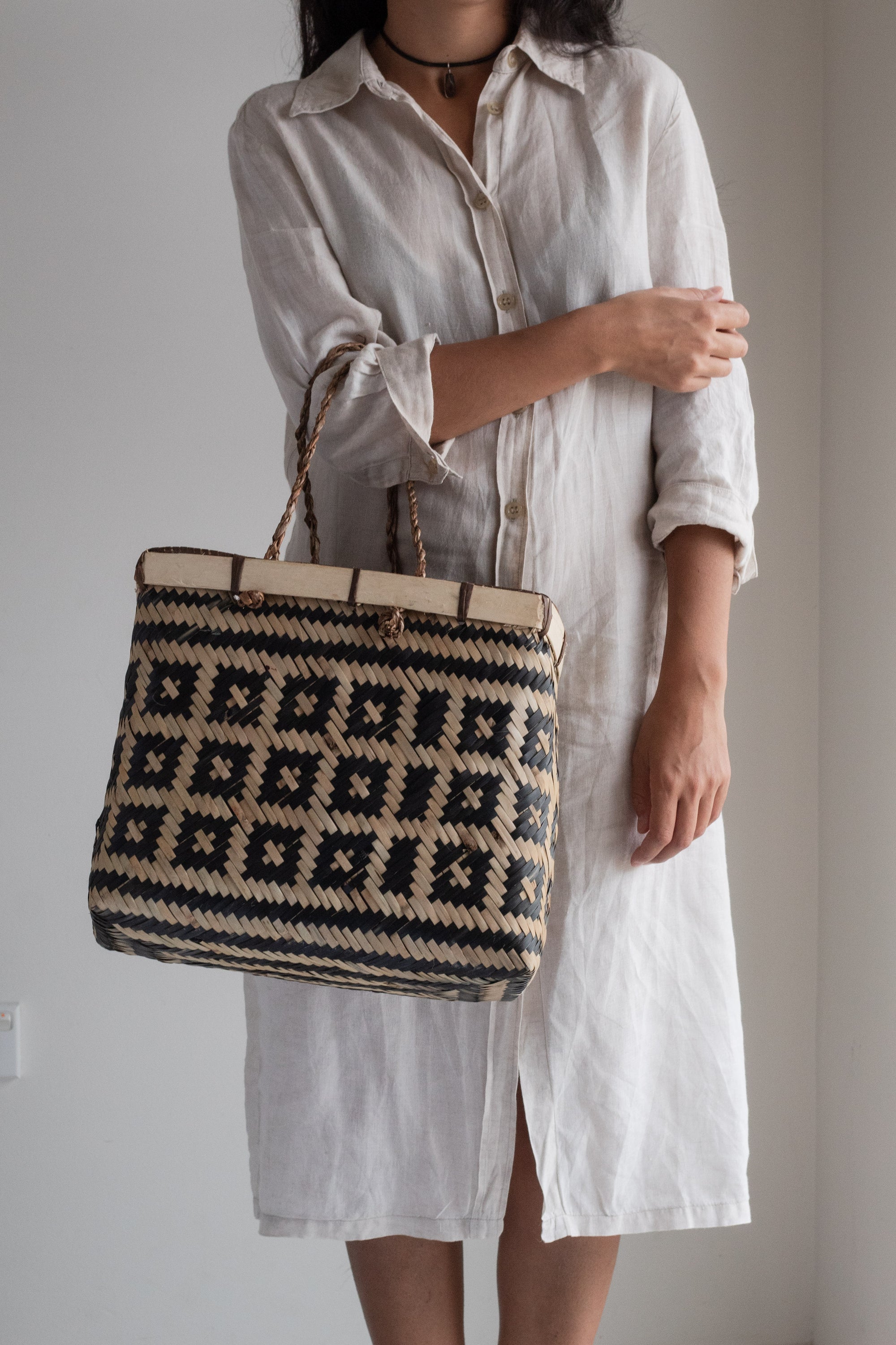 Hand woven Selva Basket 