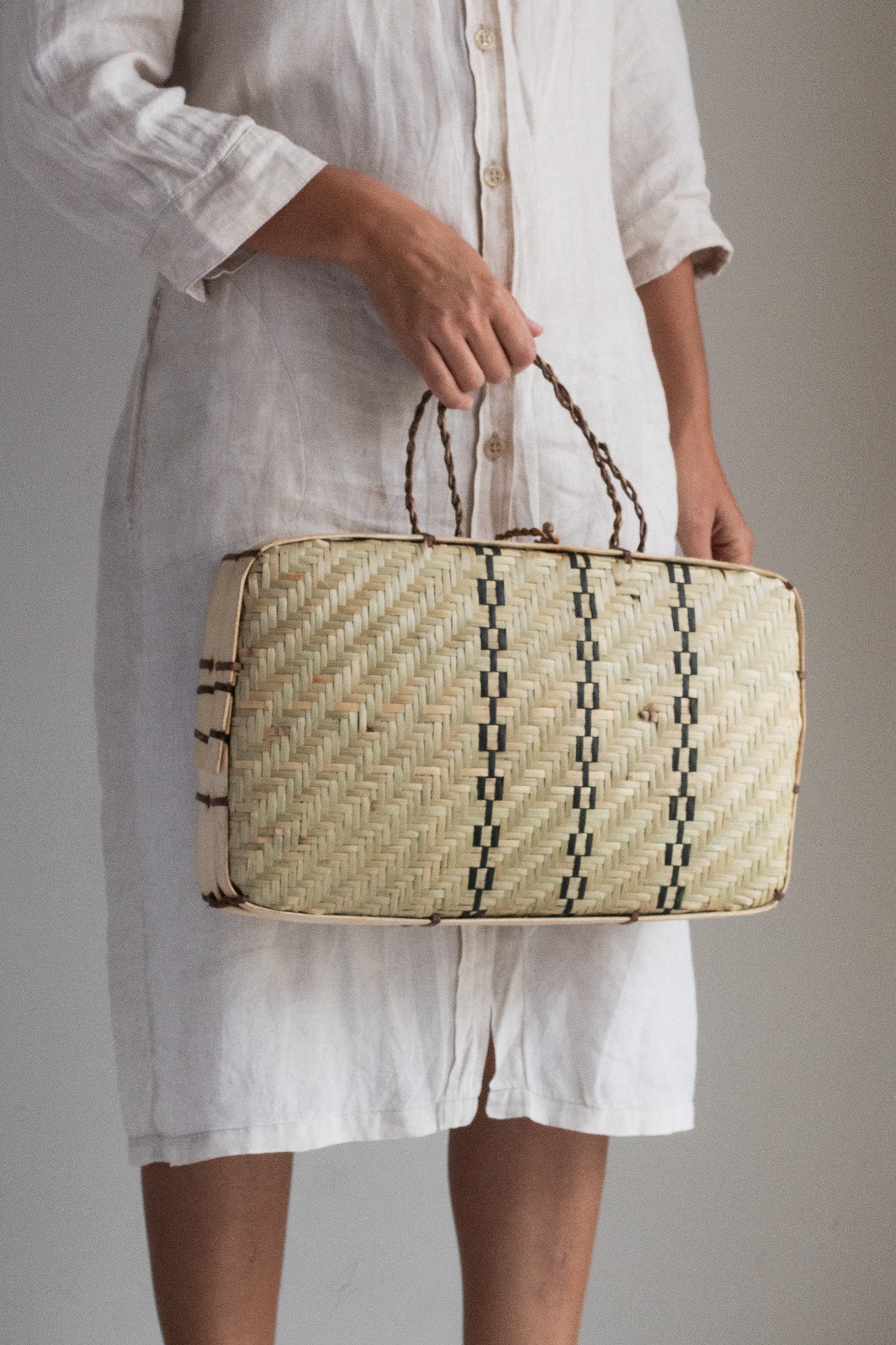 Hand woven Selva Basket #003