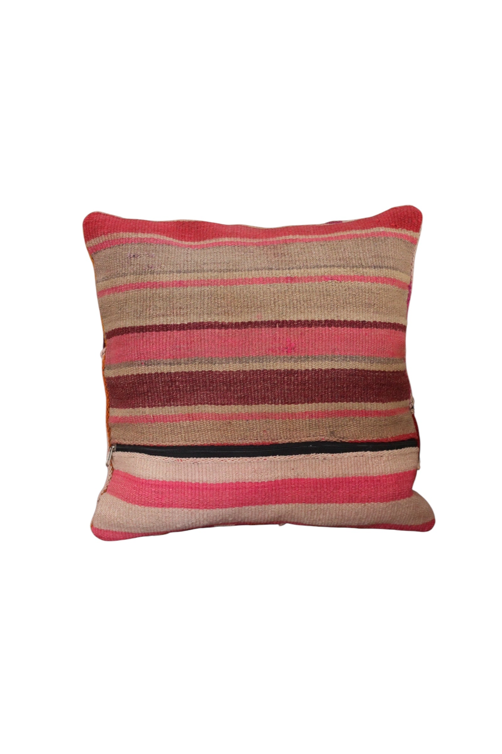 Patchwork Frazada Cushion #006, sheep wool patchwork from Peruvian Andes