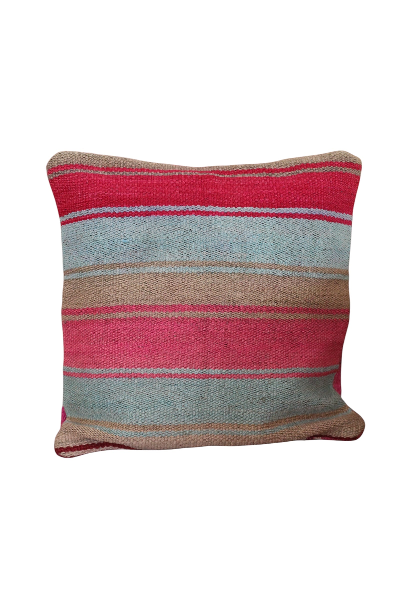 Patchwork Frazada Cushion #008, sheep wool patchwork from Peruvian Andes