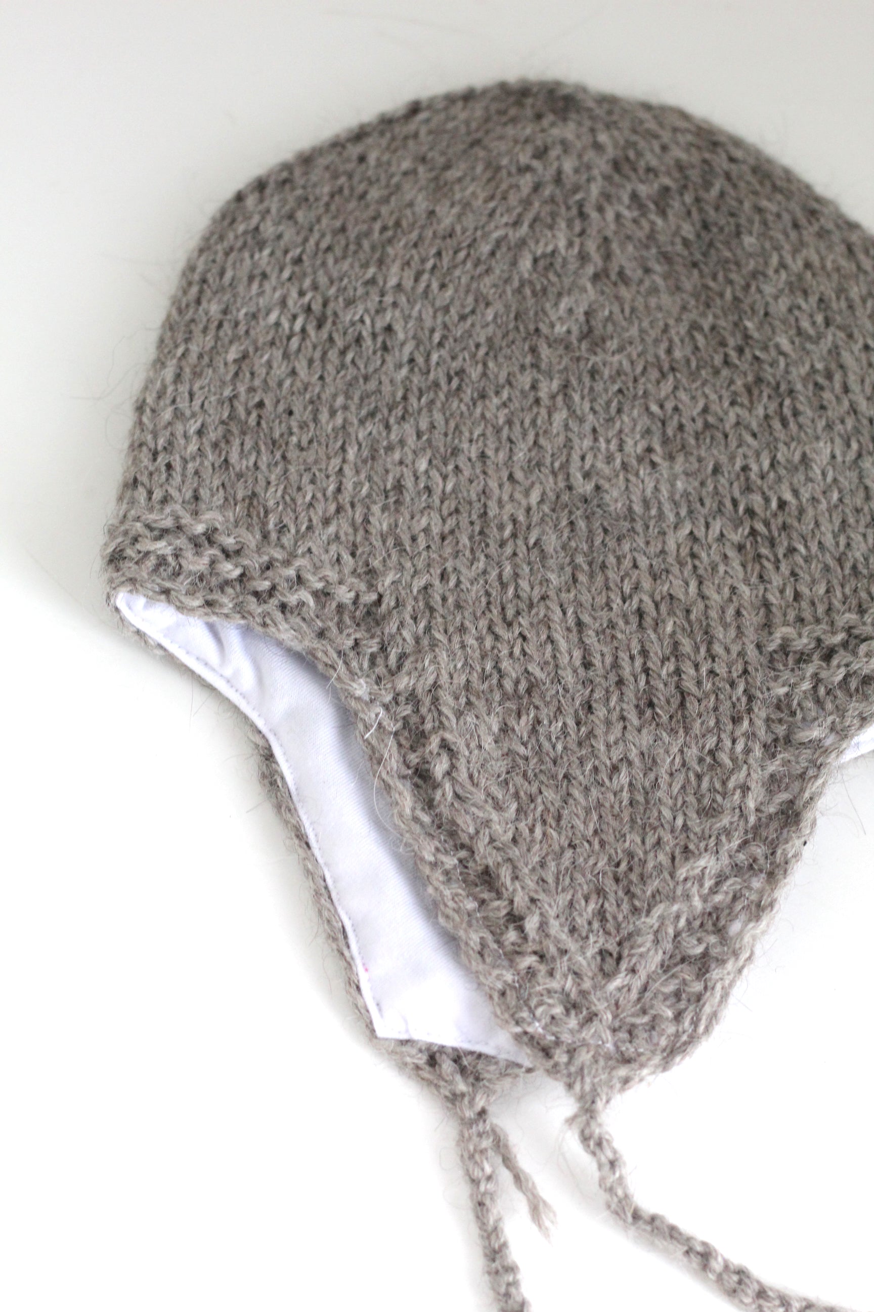 Hand Knitted Beanie, llama wool, Argentina