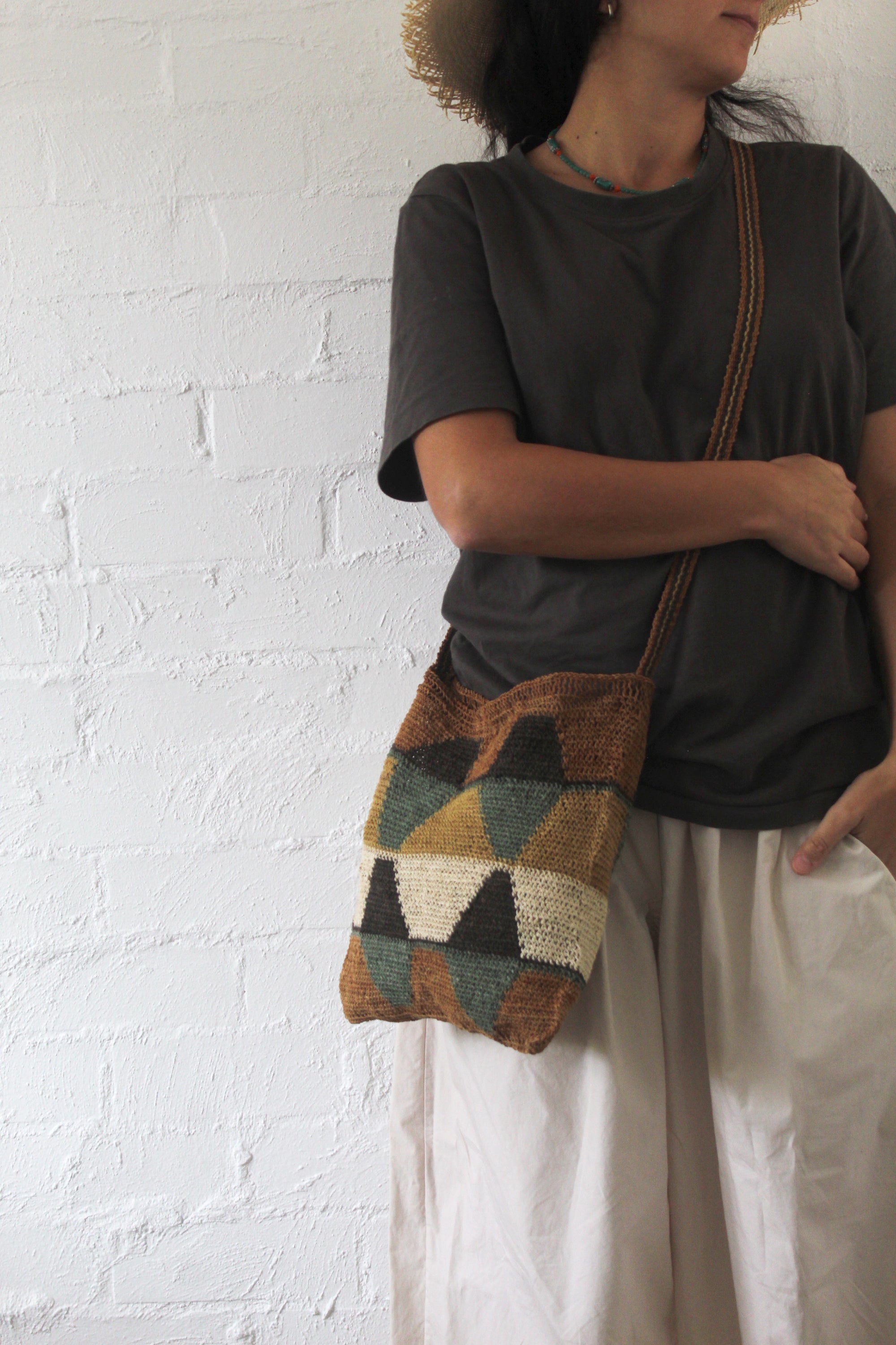 Hand woven Tierra Bag 