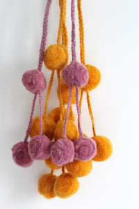 Decorative Lilac Pom-Poms | Small