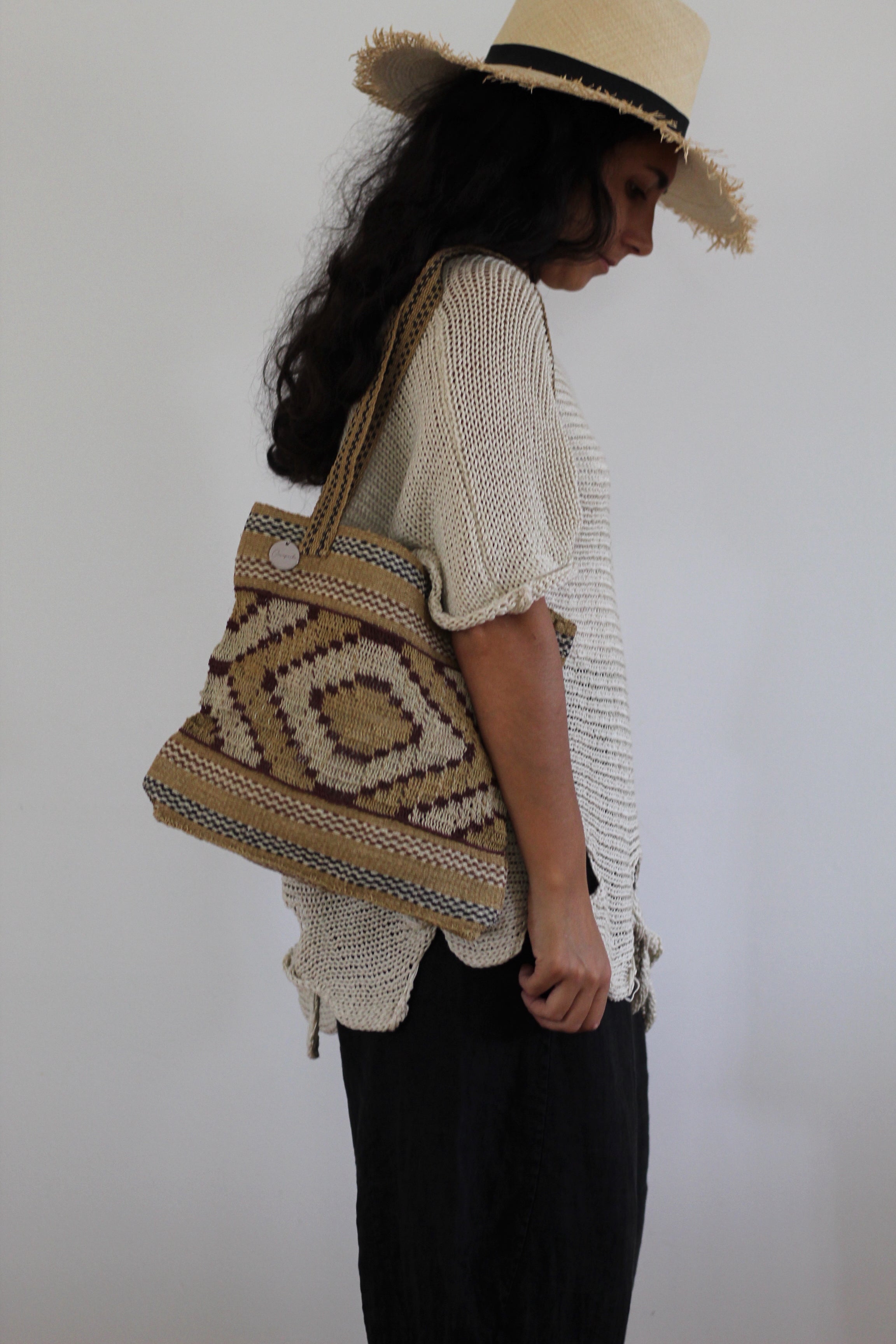BLACK FRIDAY 25% OFF | Hand woven Tierra Bag #0355