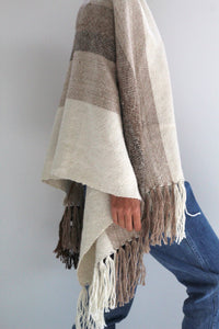 Llama Wool Wrap Shawl