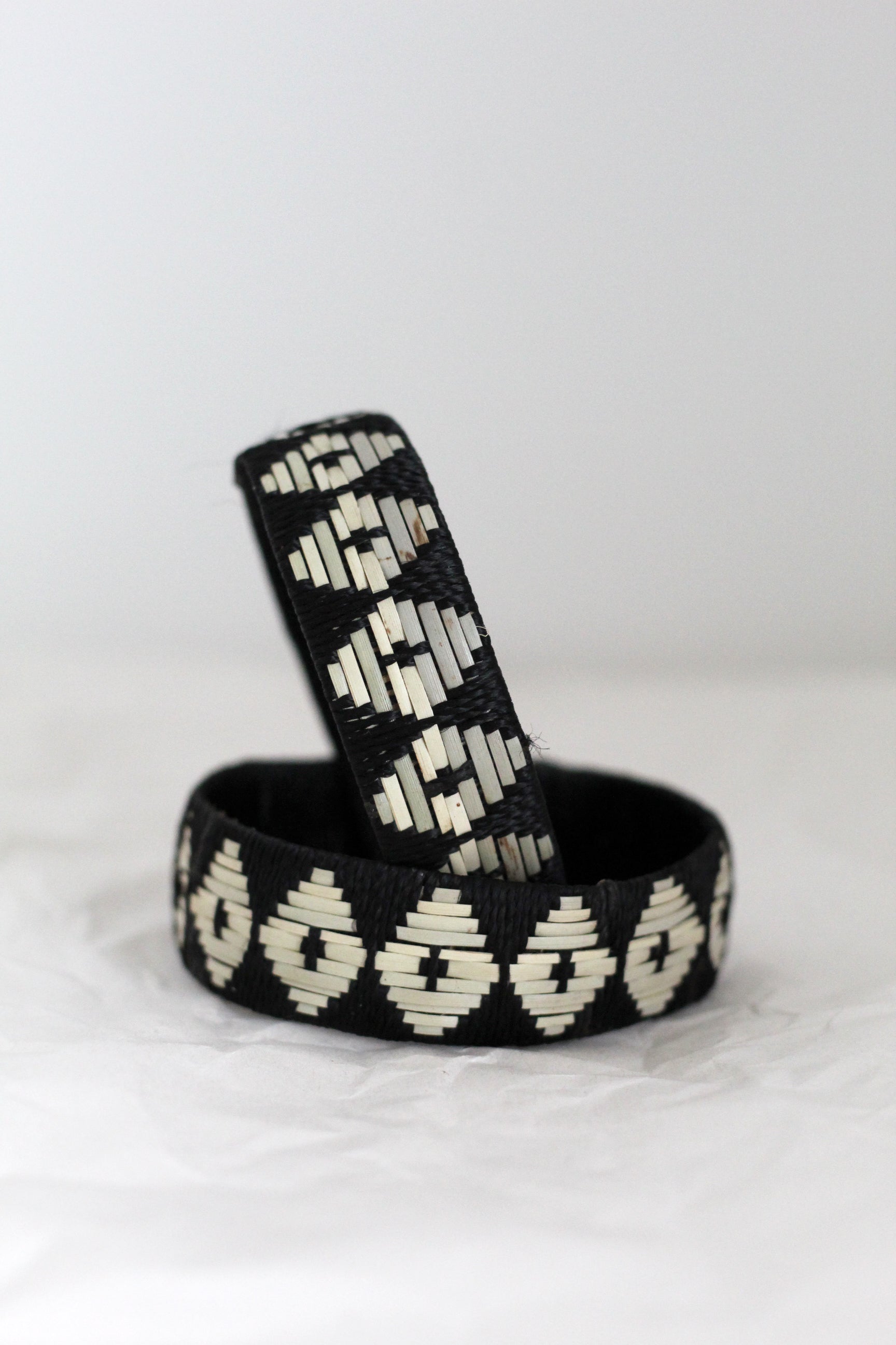 Selva Bangle Bracelet #007, handcrafted plant fibre, Argentinian jungle