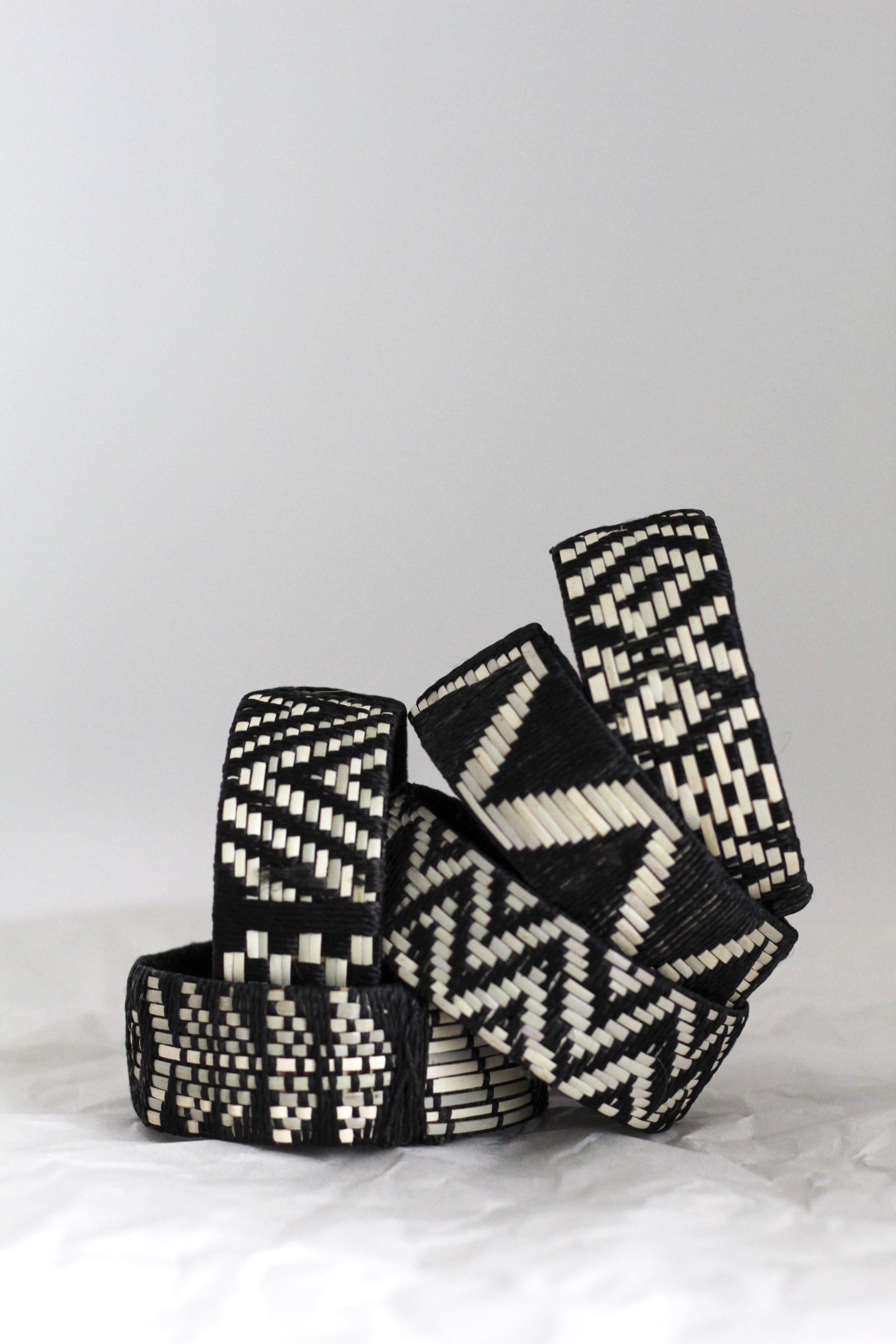 Selva Bangle Bracelet #010, handcrafted plant fibre, Argentinian jungle
