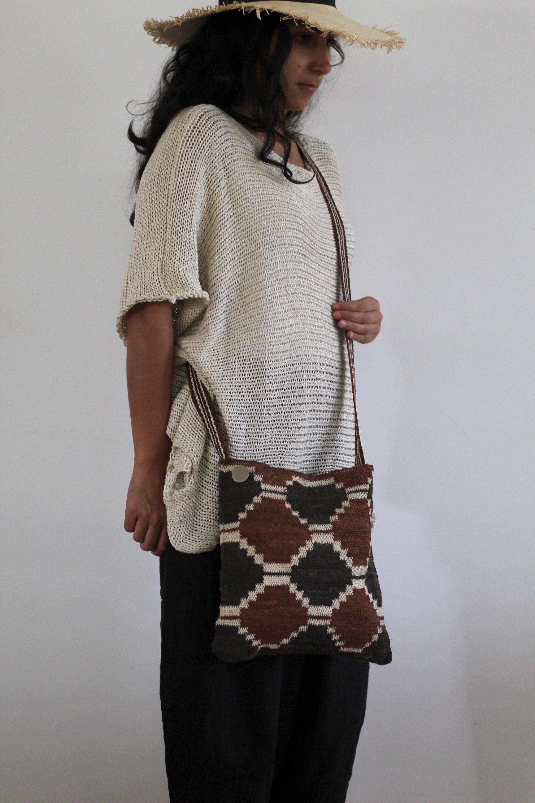Hand woven Tierra Bag  #0351