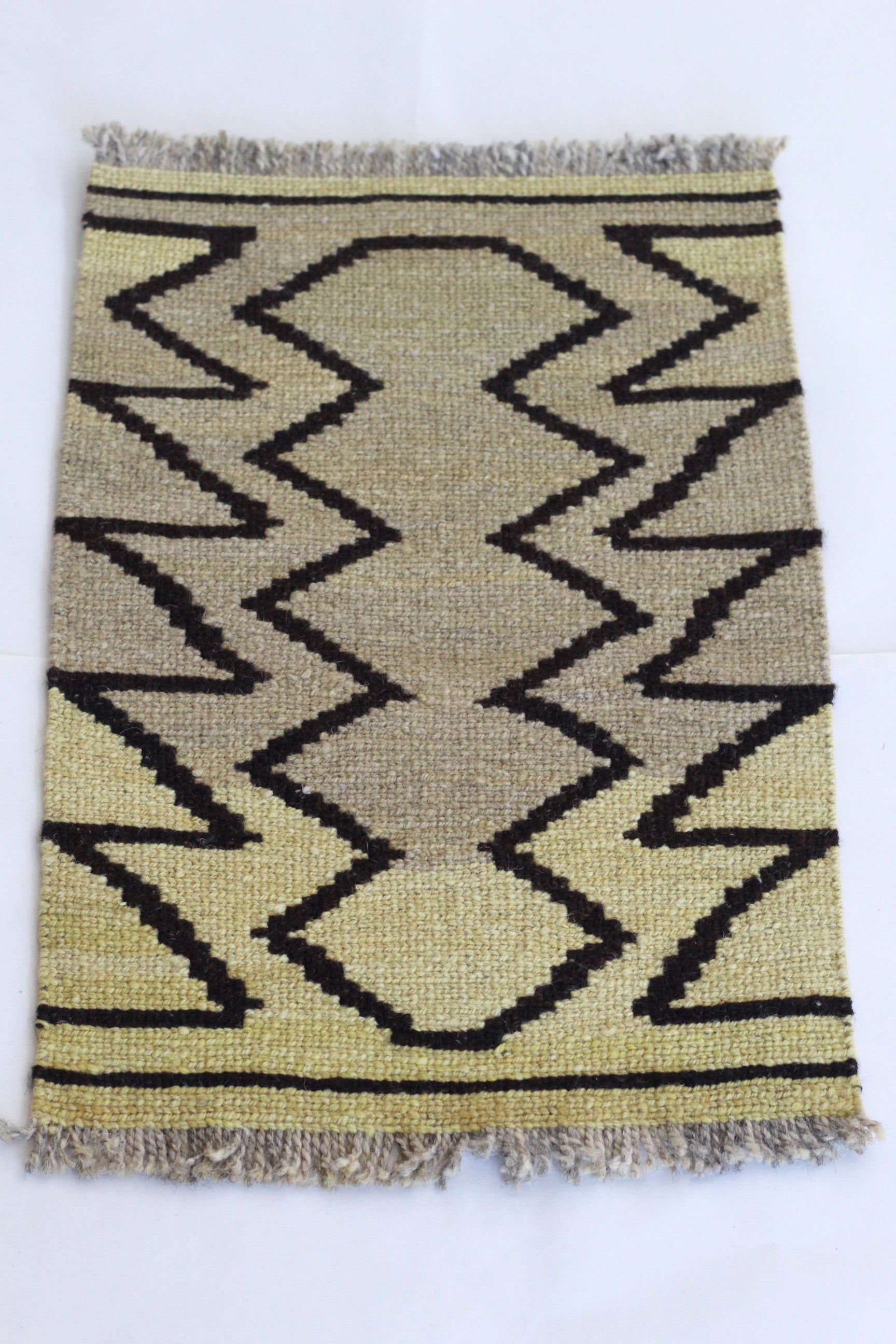 Formosa Qom Textile #018, handwoven sheep wool by Qom artisans, Argentina