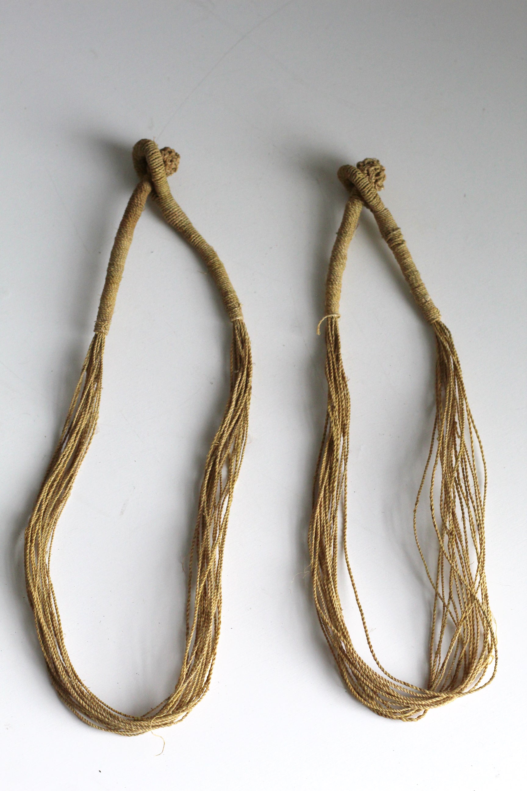 Necklace #0110 Moss, handwoven chaguar by Wichi artisans, Argentina