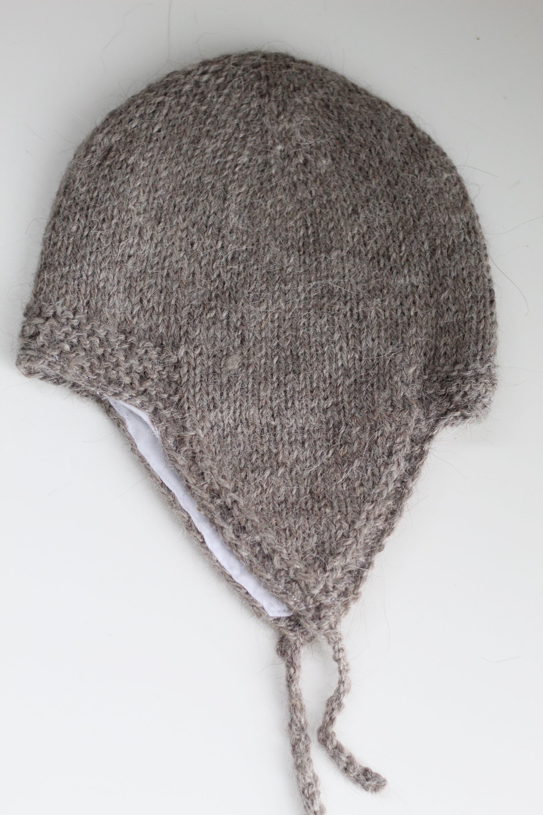 Hand Knitted Beanie, llama wool, Argentina