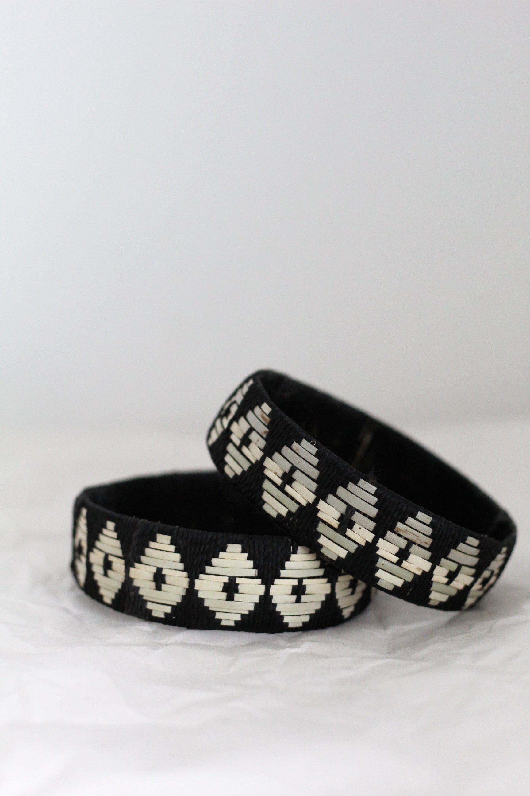 Selva Bangle Bracelet #007, handcrafted plant fibre, Argentinian jungle