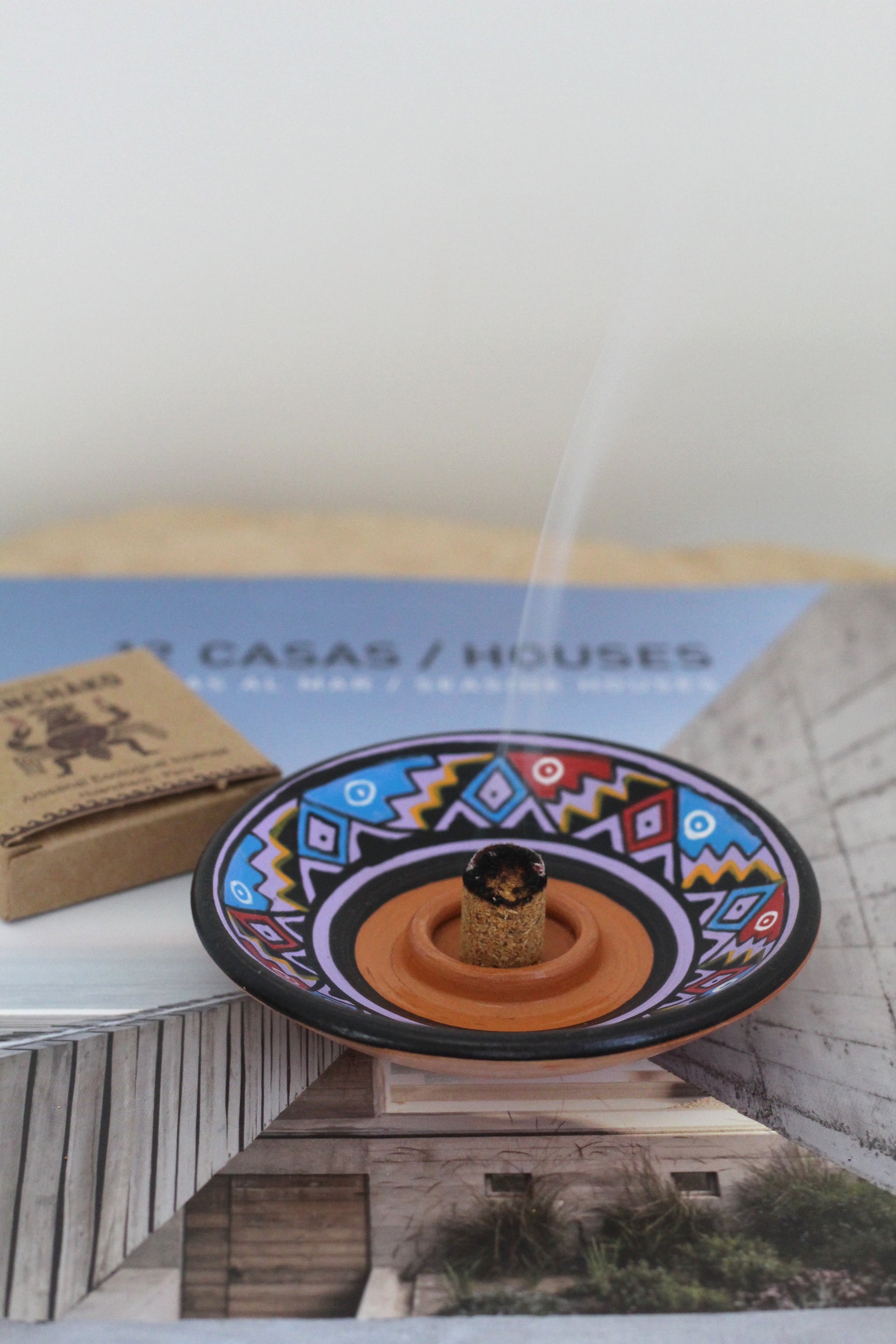 Wanchako Incense Holder #002, handmade ceramic