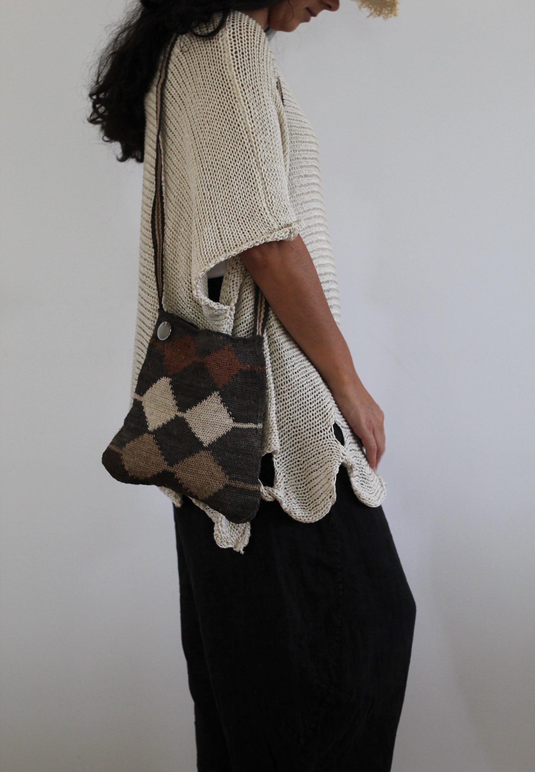 BLACK FRIDAY 25% OFF | Hand woven Etnia Bag #0169