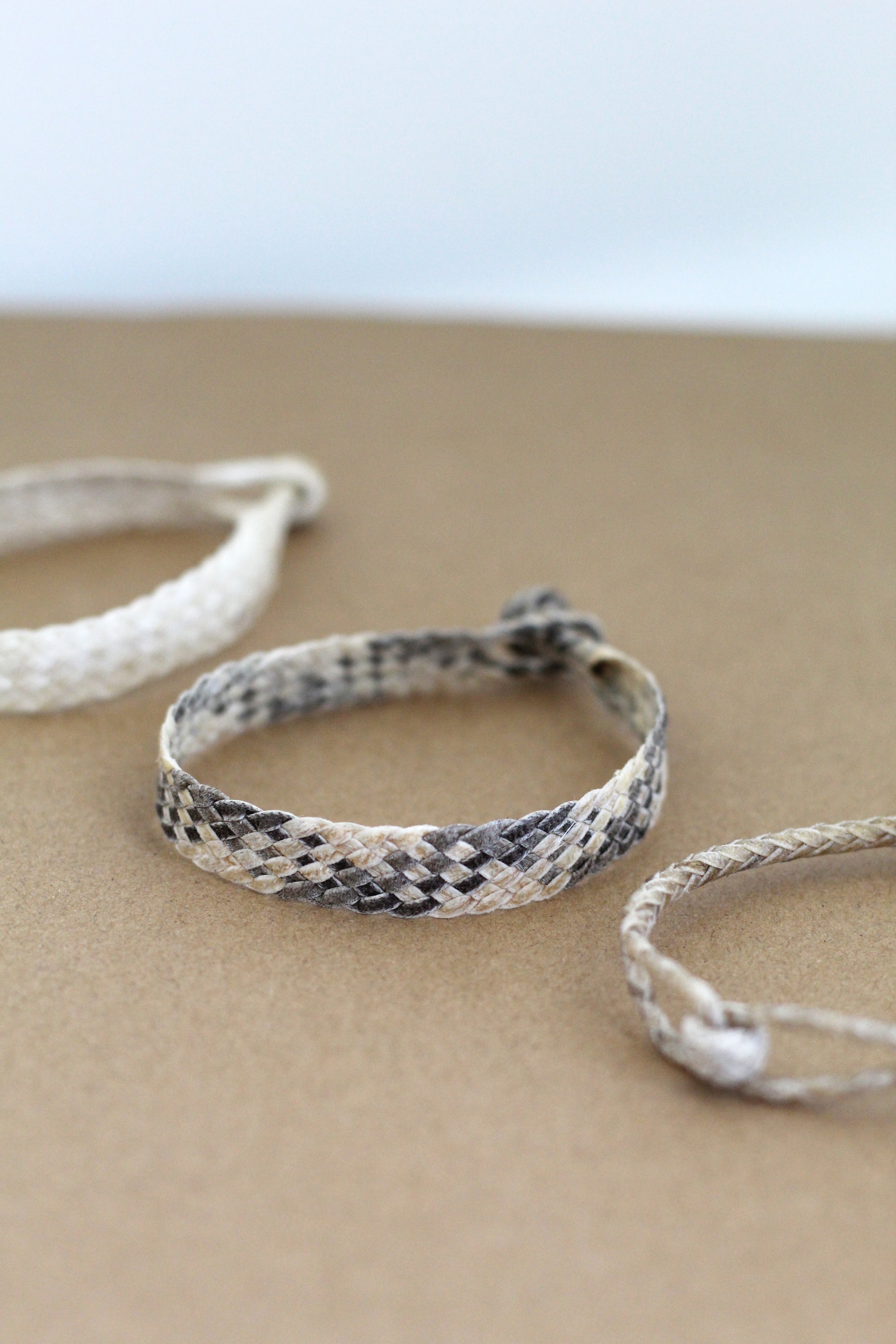 Leather Bracelet #001, handcrafted natural leather, Argentina