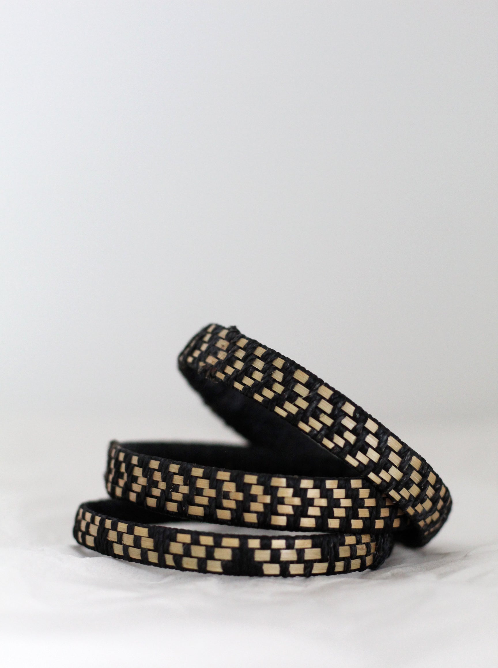 Selva Bangle Bracelet #004, handcrafted plant fibre, Argentinian jungle