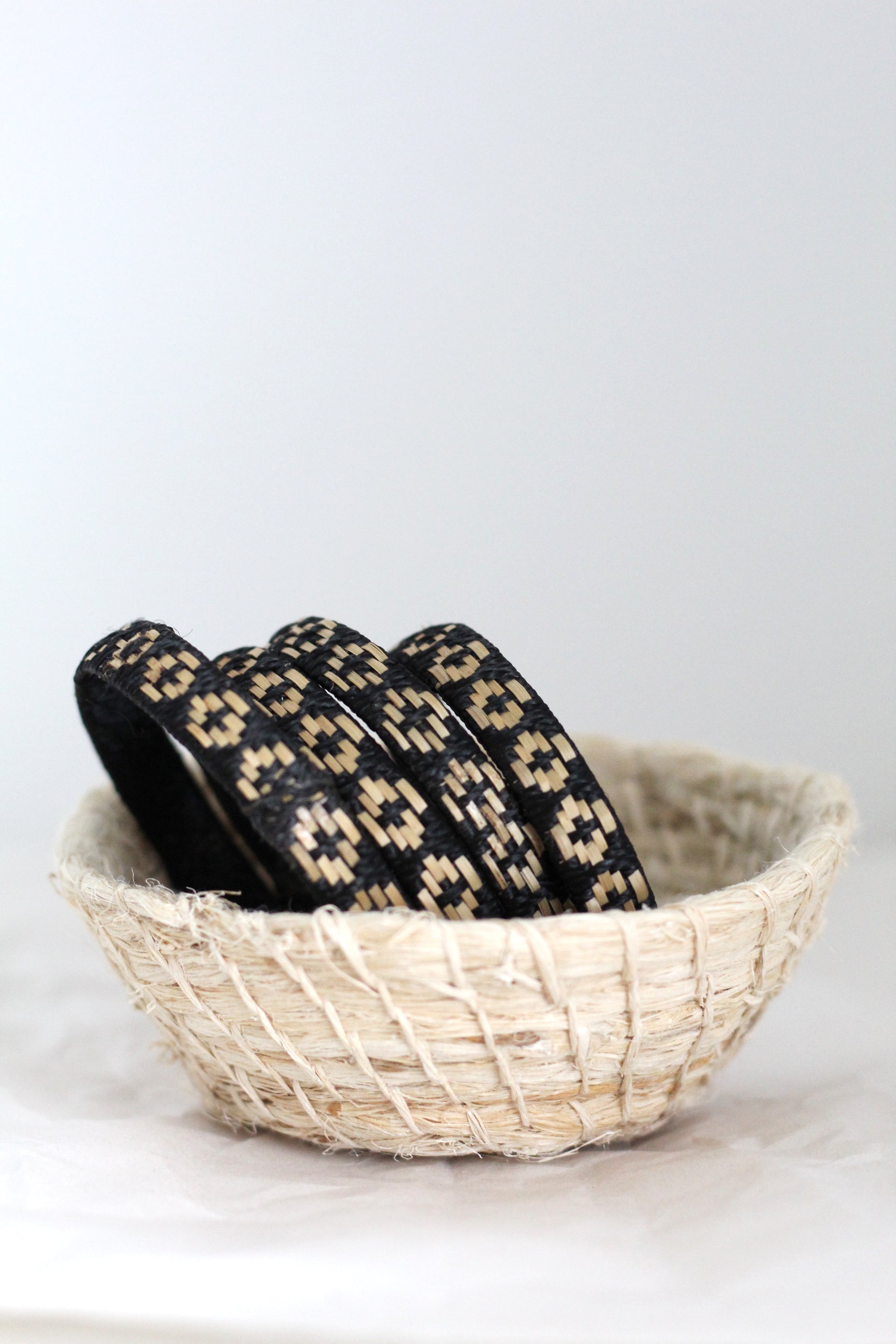 Selva Bangle Bracelet #001, handcrafted plant fibre, Argentinian jungle