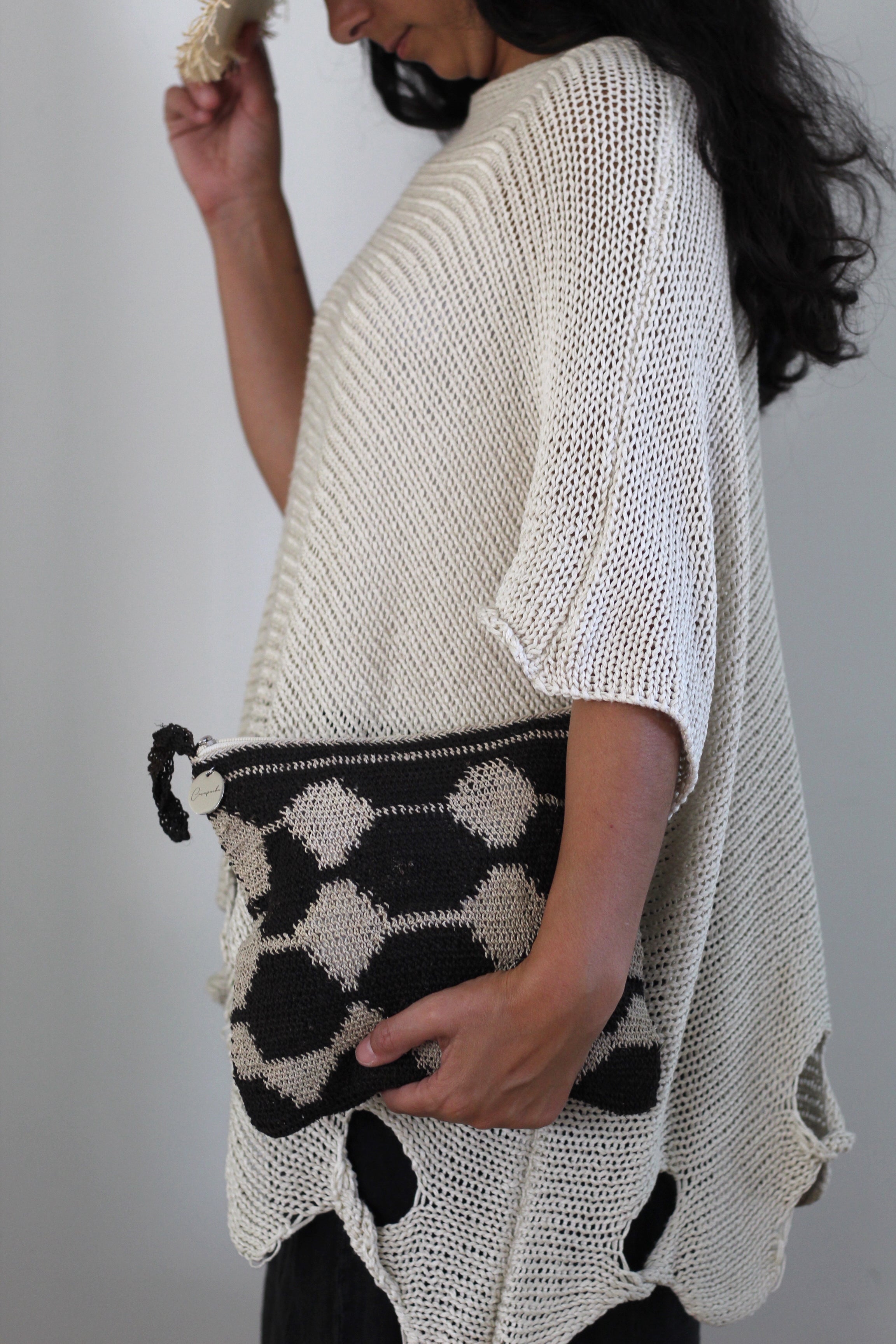 Hand woven Antigua Clutch #066