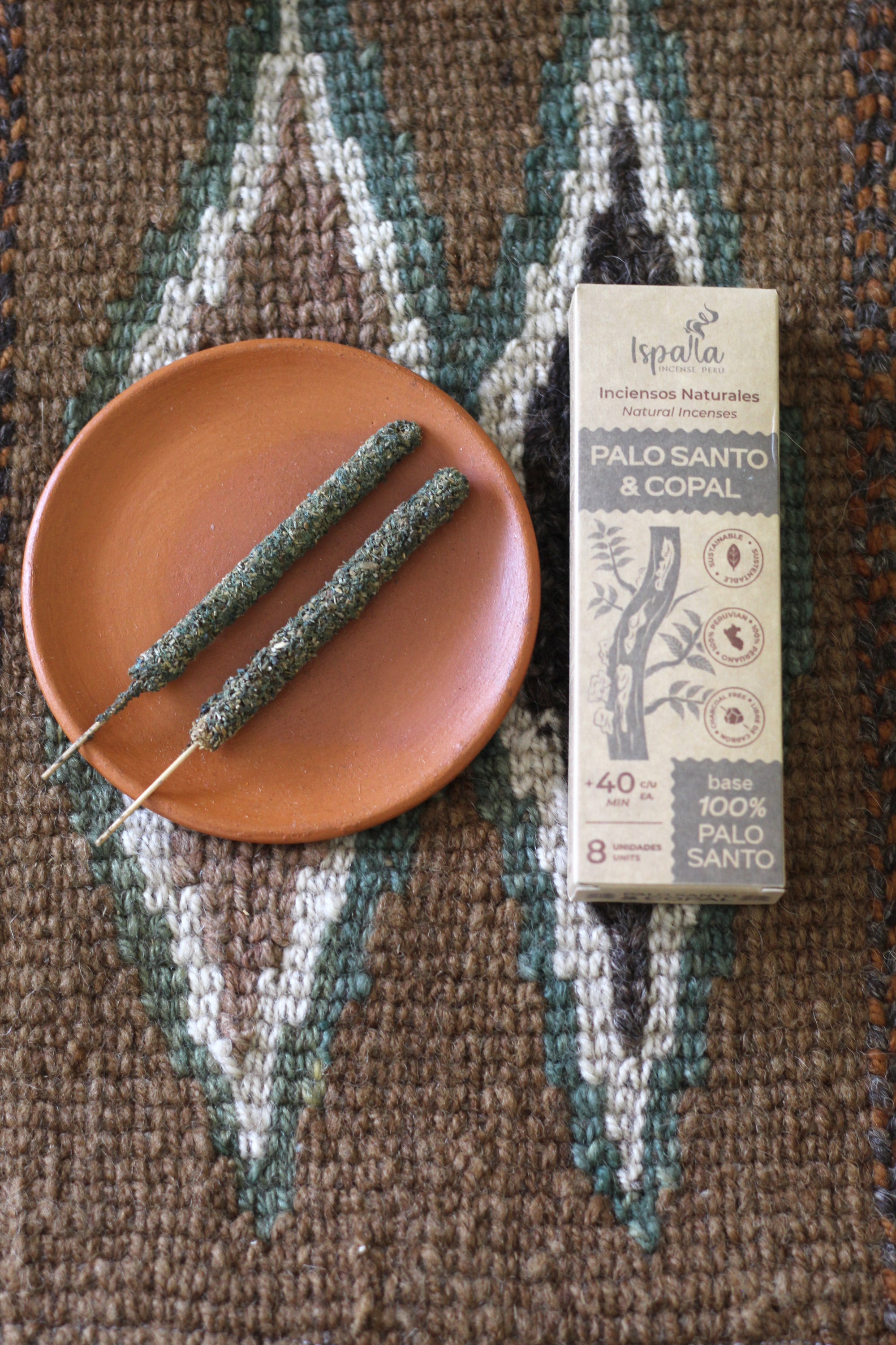 Palo Santo and Copal Incenses, sacred Andean and Mesoamerican blend