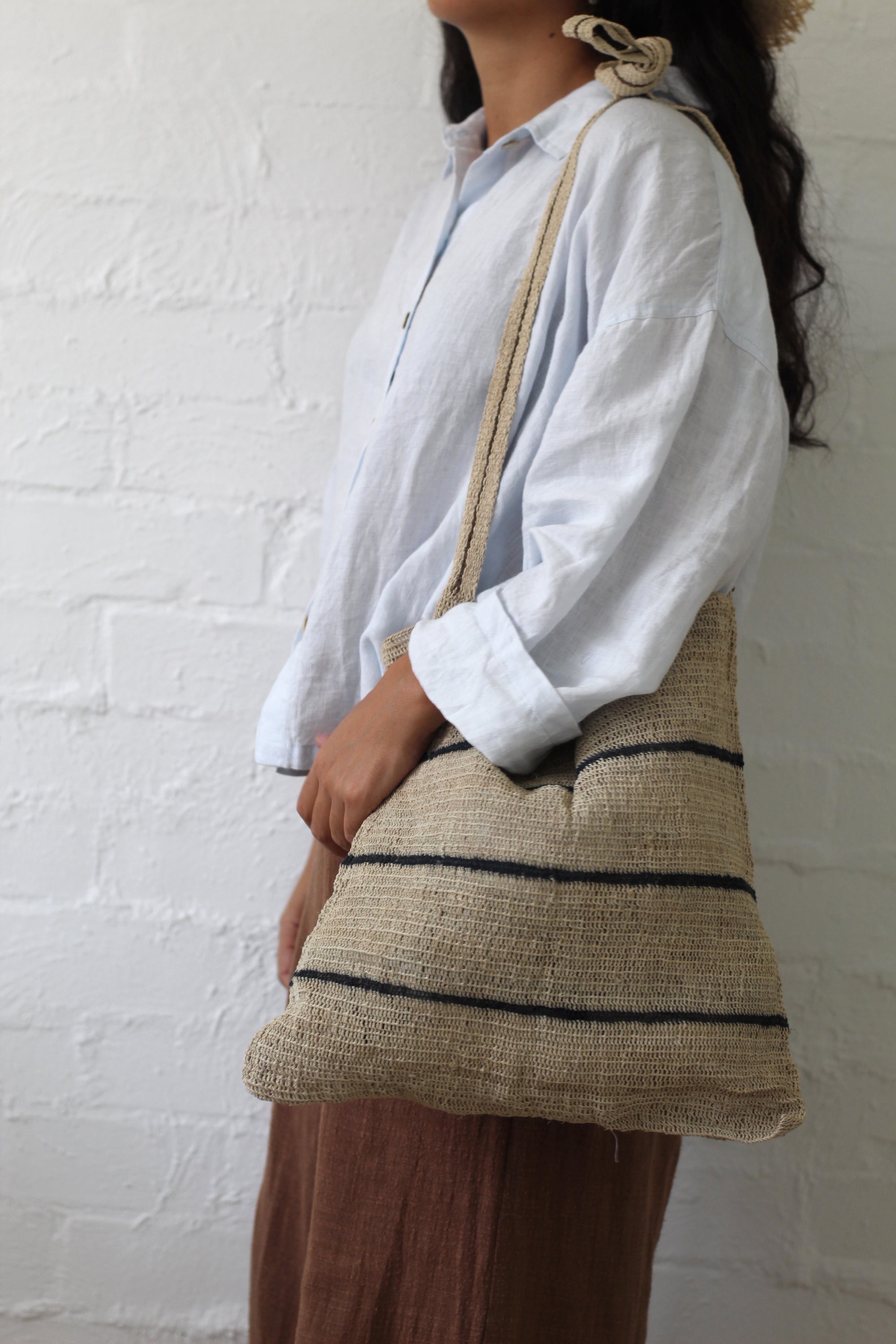 Hand woven Oversized Bag 