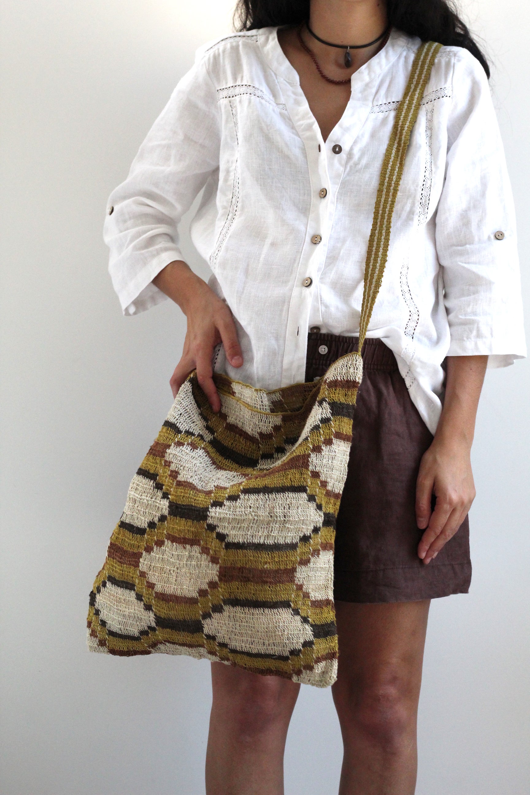 Hand woven Oversized Bag 