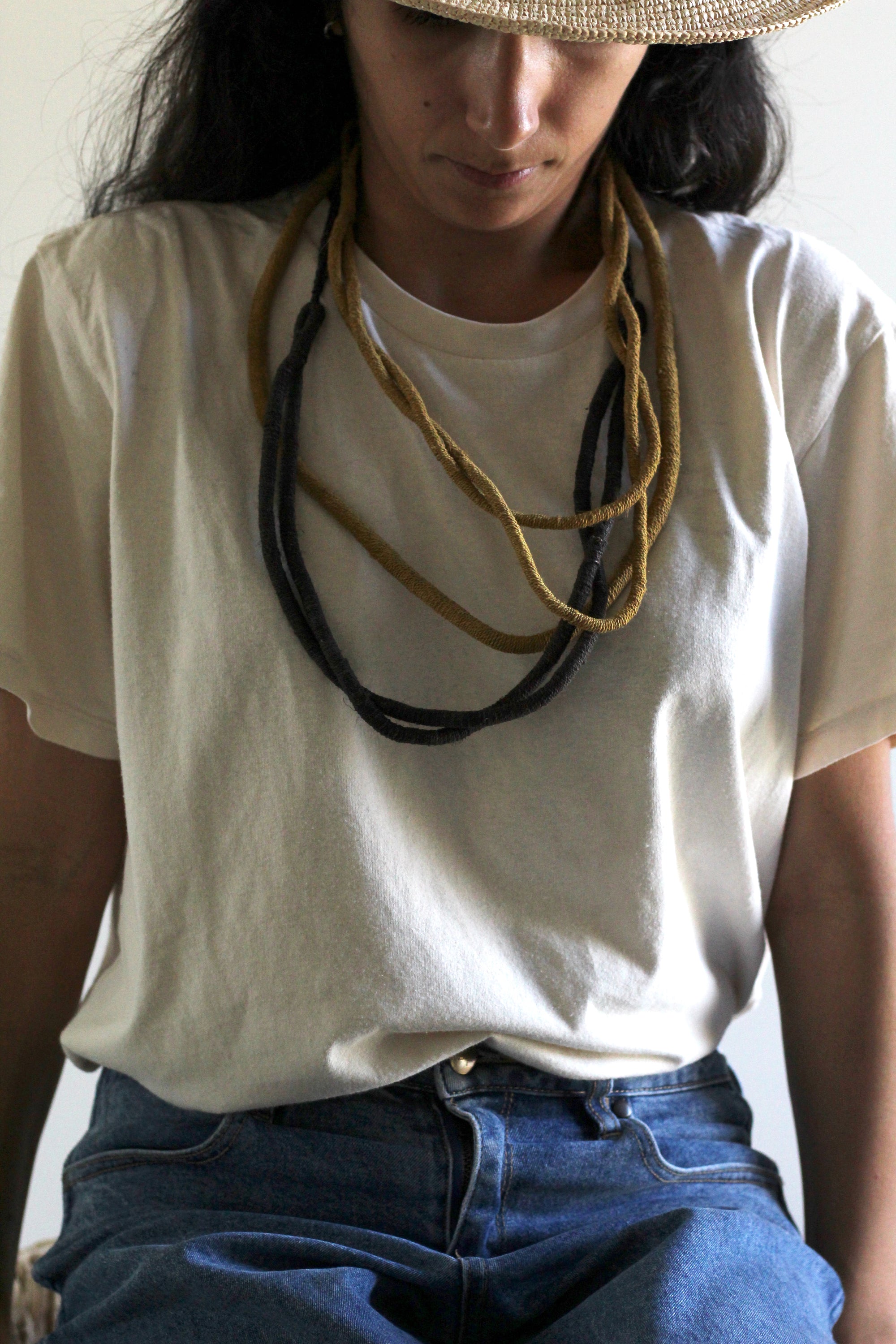 woven necklace