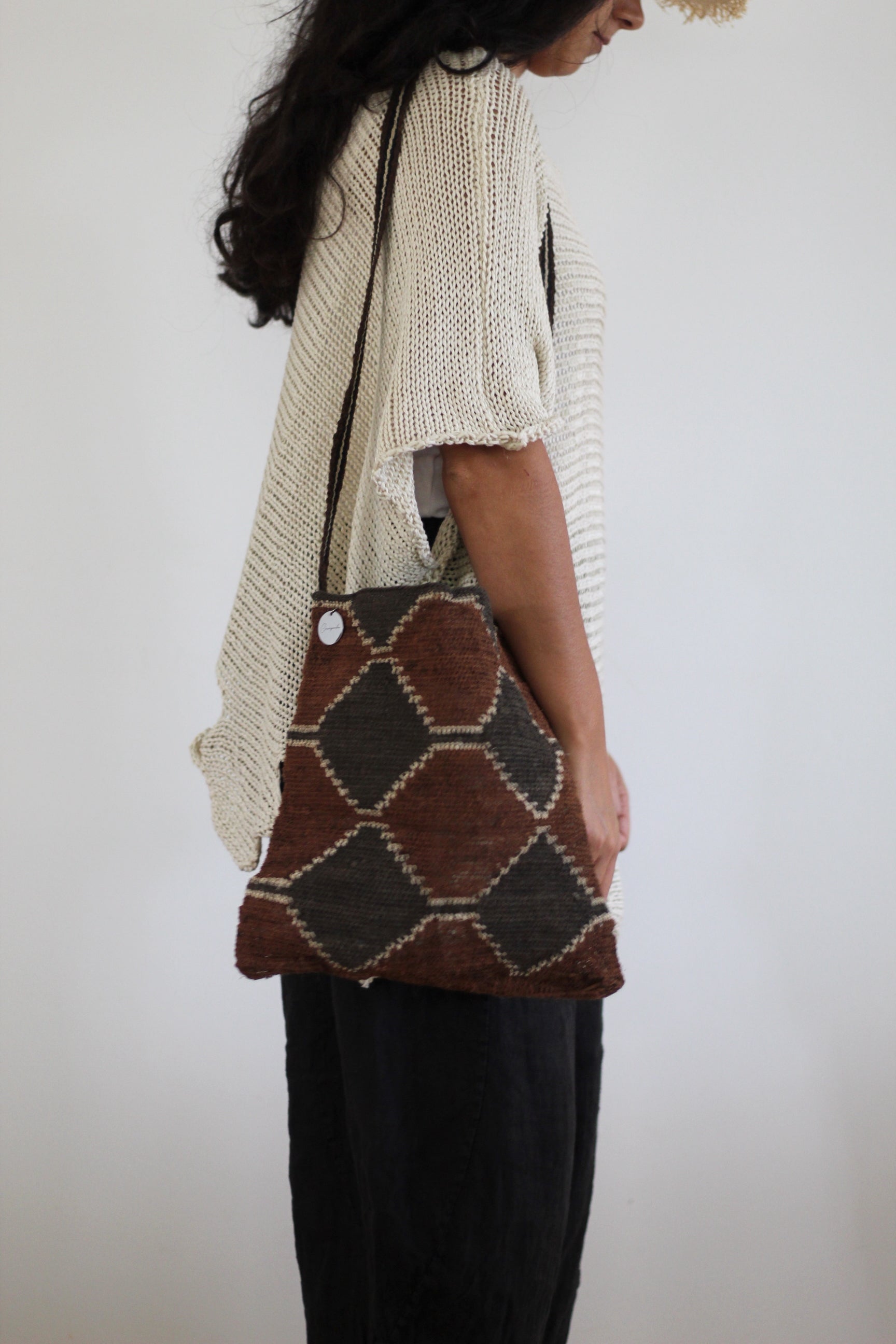 BLACK FRIDAY 25% OFF | Hand woven Tierra Bag  #0349