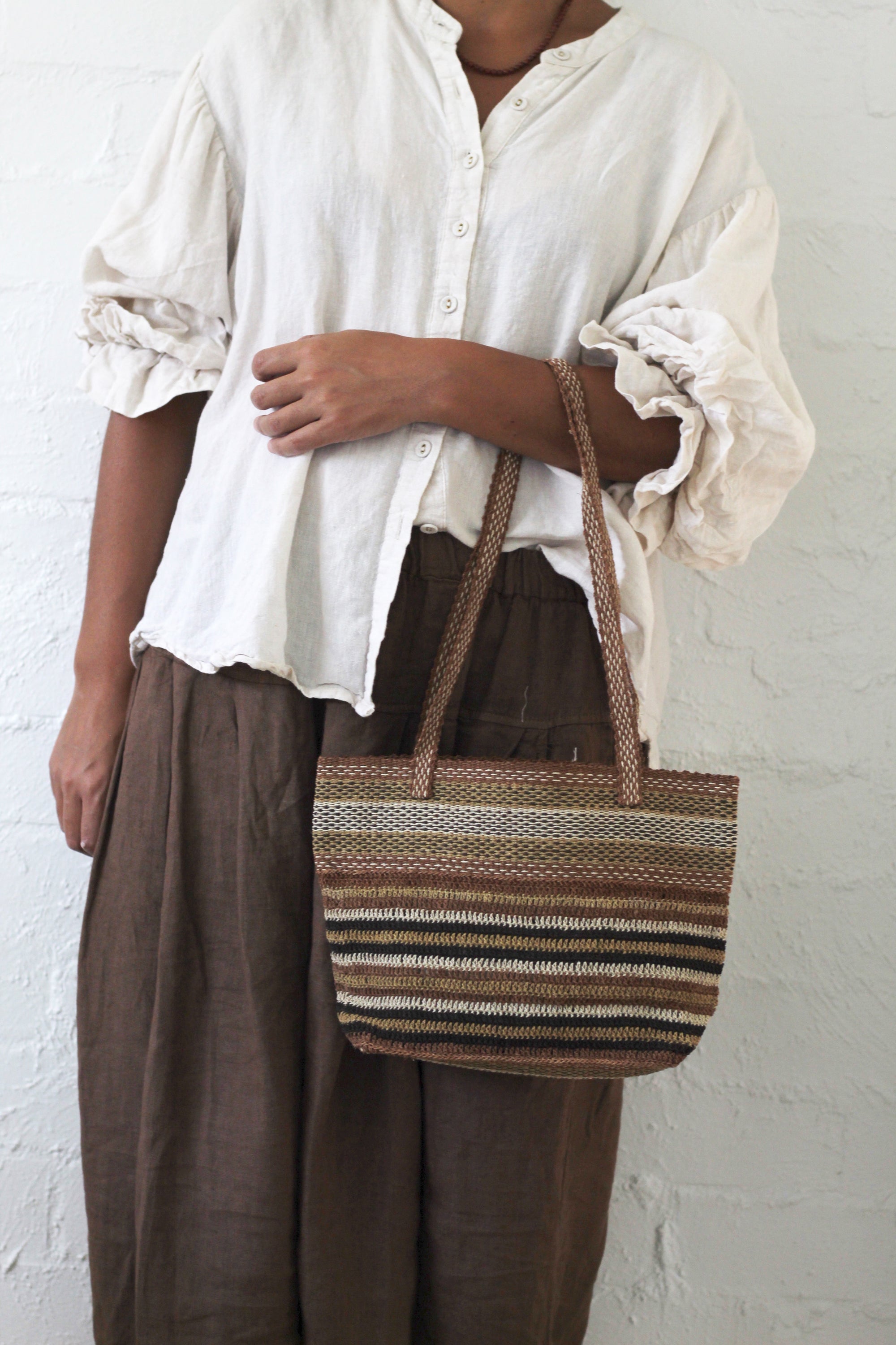Hand Woven Etnia Bag #0180, chaguar fibre by Wichi artisans, Argentina
