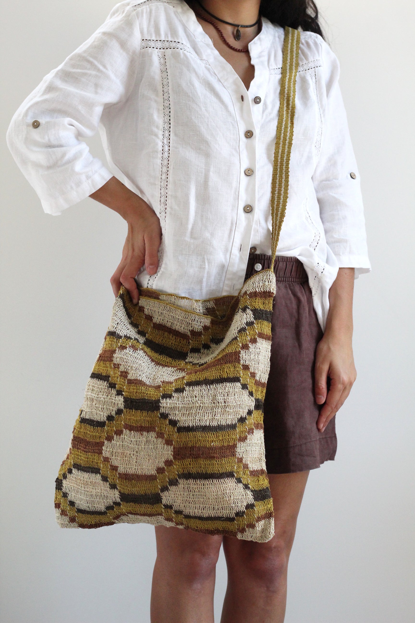Hand woven Oversized Bag 