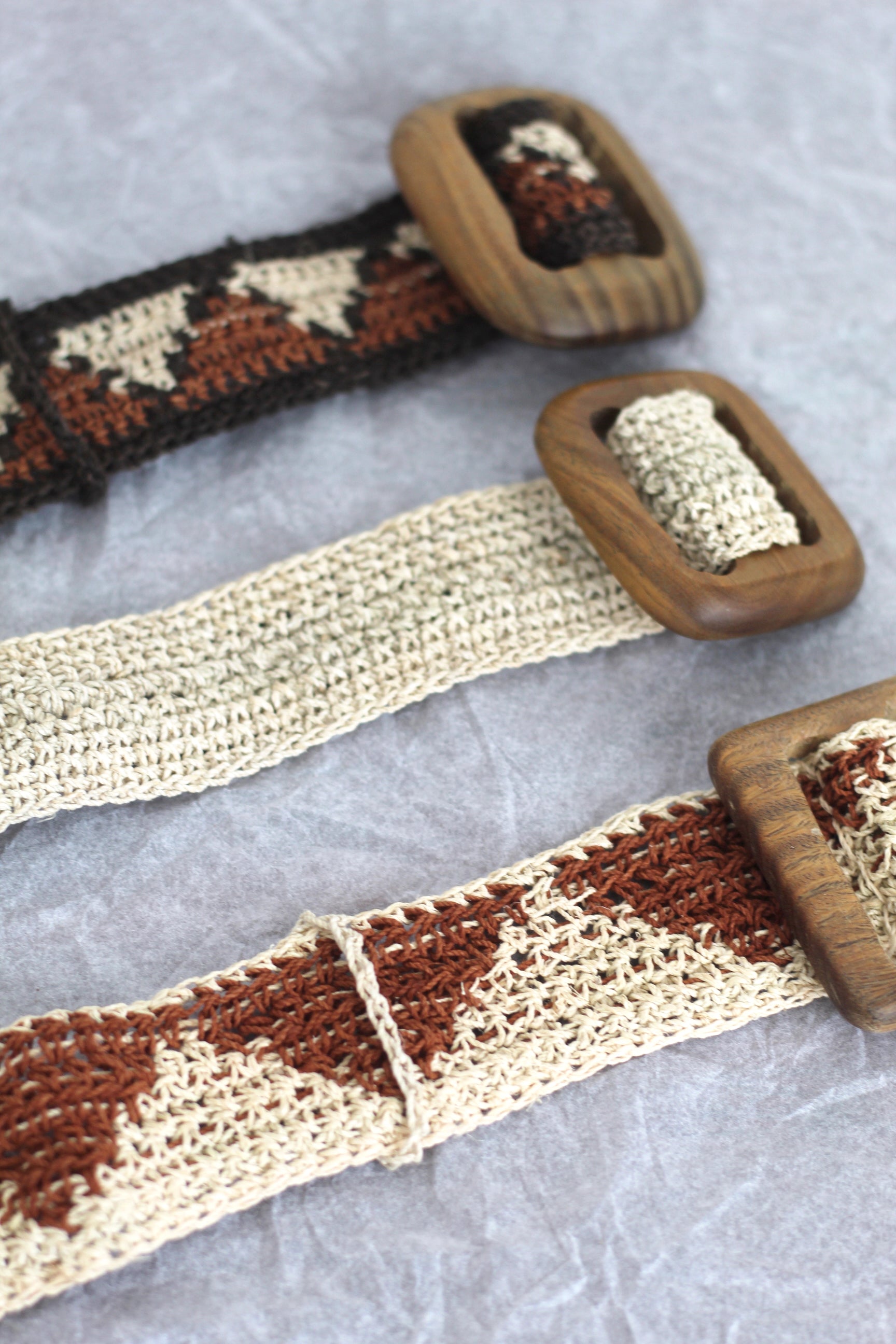 Belt #0222, chaguar fibre by Wichi artisans, Argentina