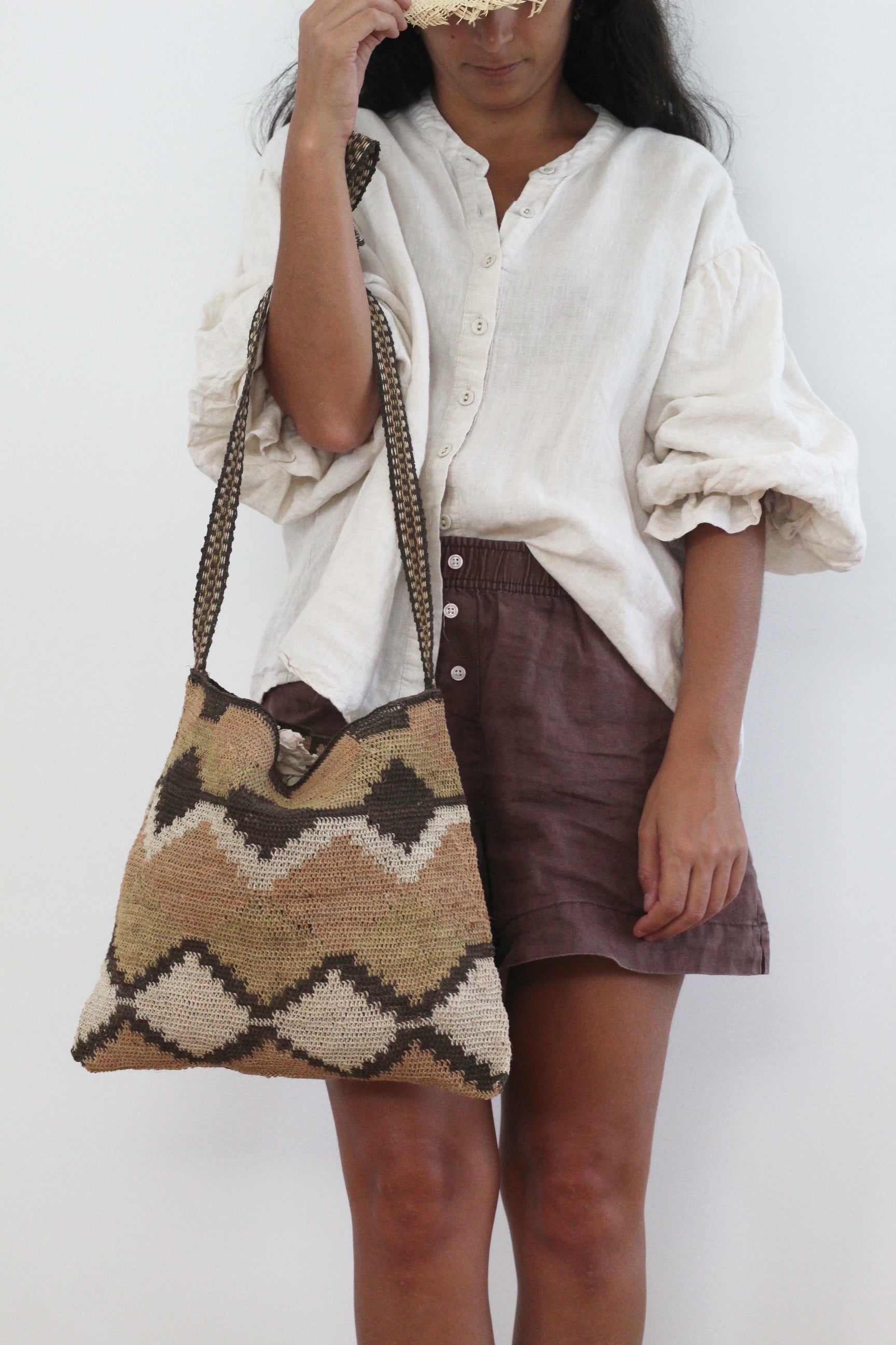 Hand woven Tierra bag #0295