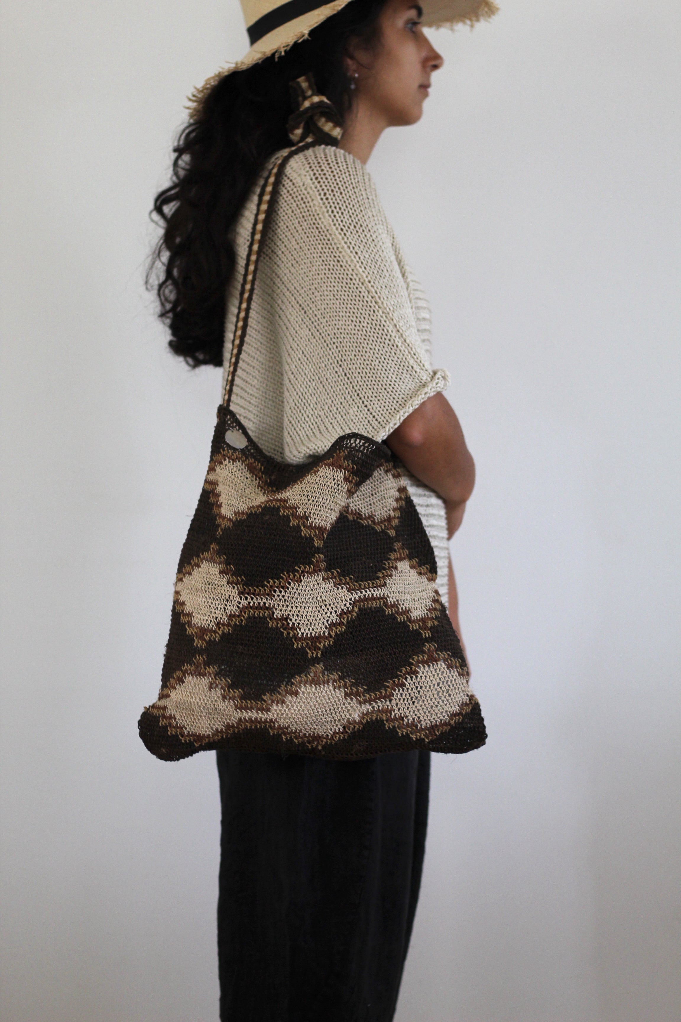 Hand woven Oversized Bag  #055