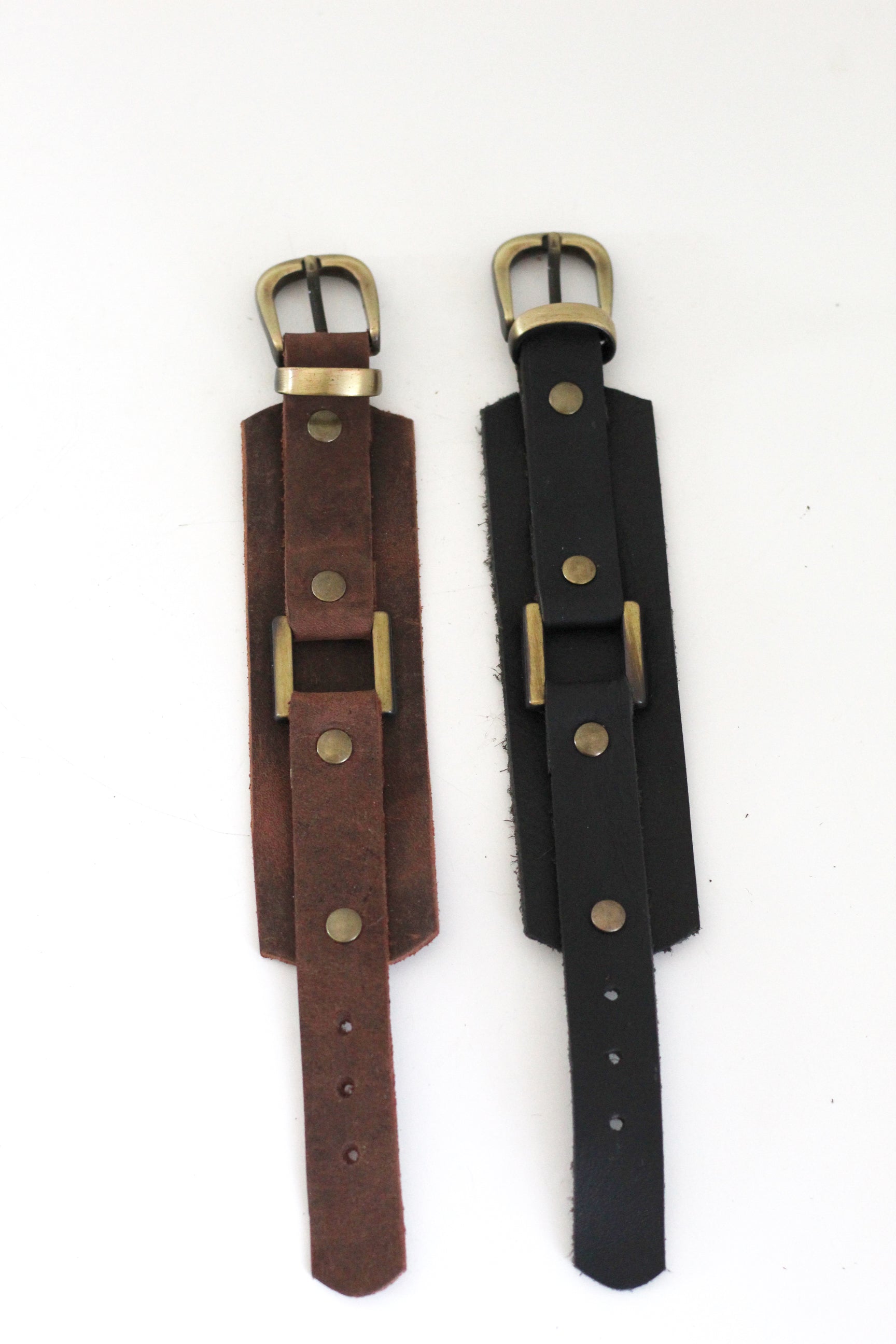 Tanned Leather Bracelet #002, handcrafted leather, Argentina