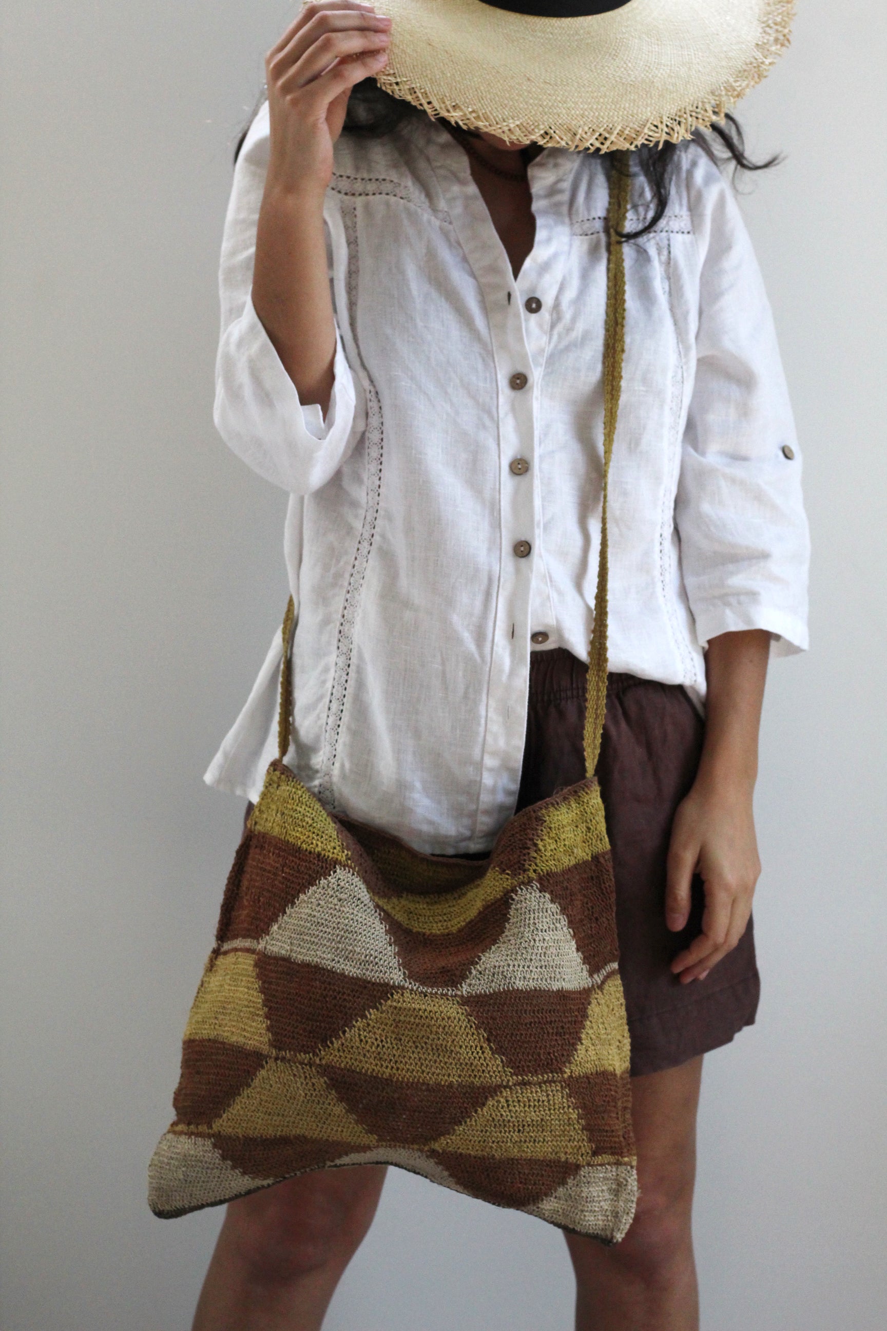 Hand woven Oversized Bag #034