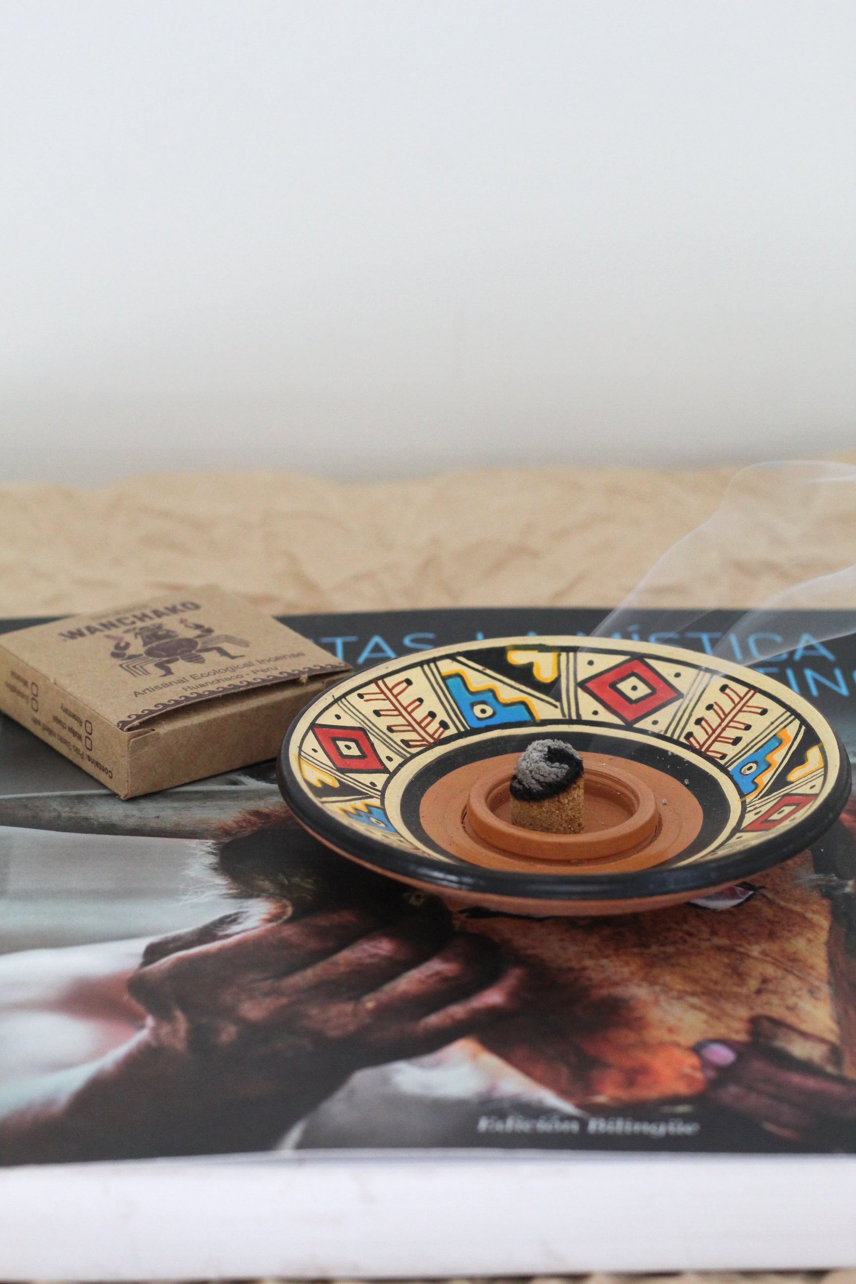 Wanchako Incense Holder #001, handmade ceramic