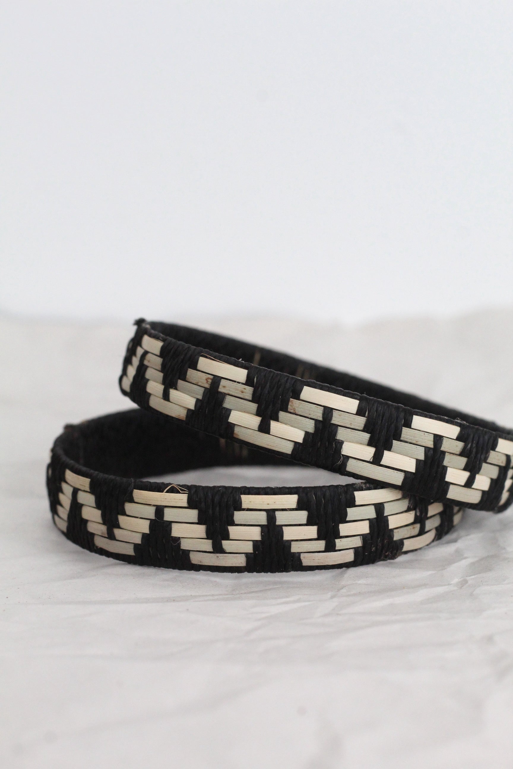 Selva Bangle Bracelet #019, handcrafted plant fibre, Argentinian jungle
