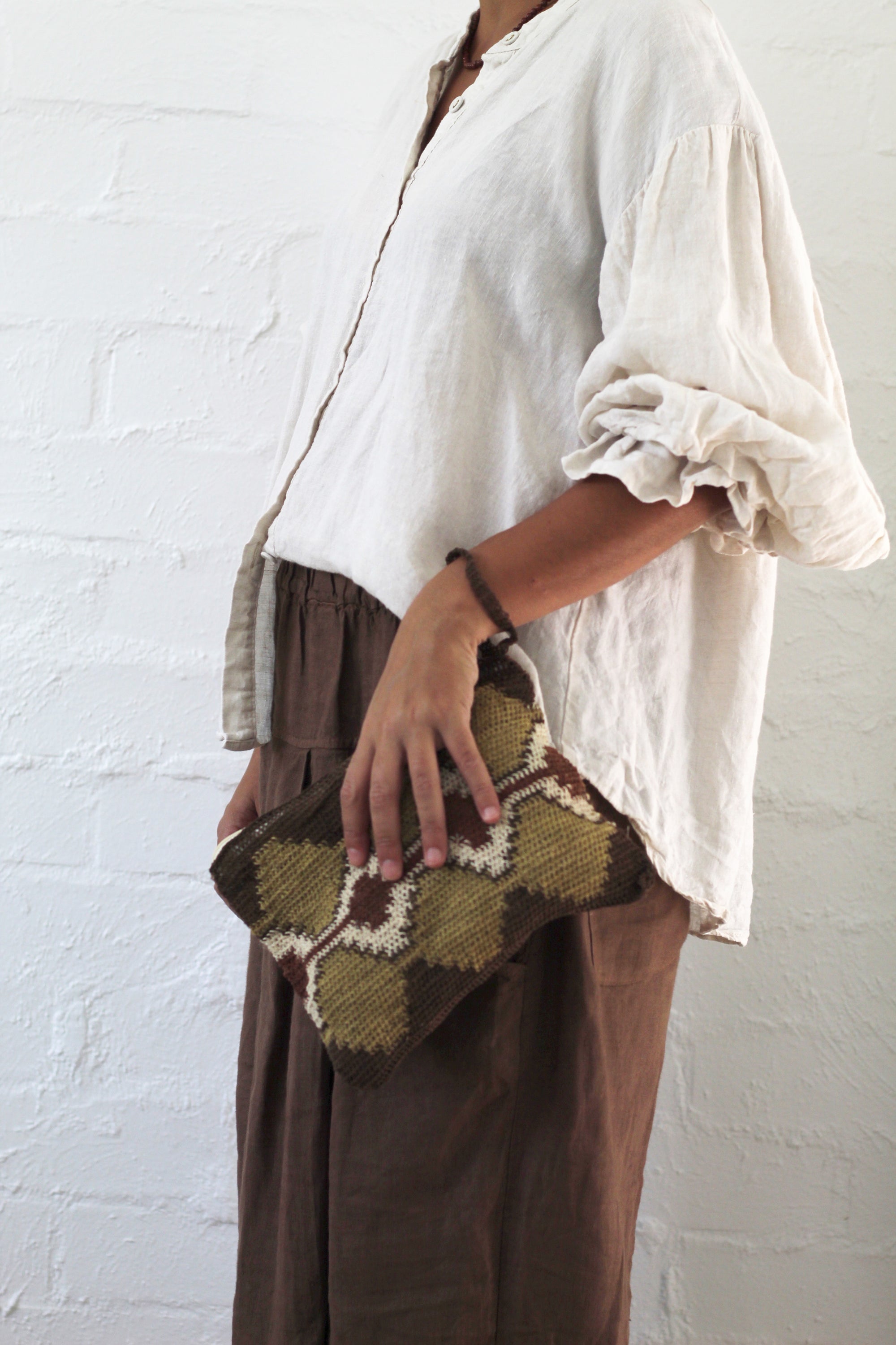 Hand woven Antigua Clutch 