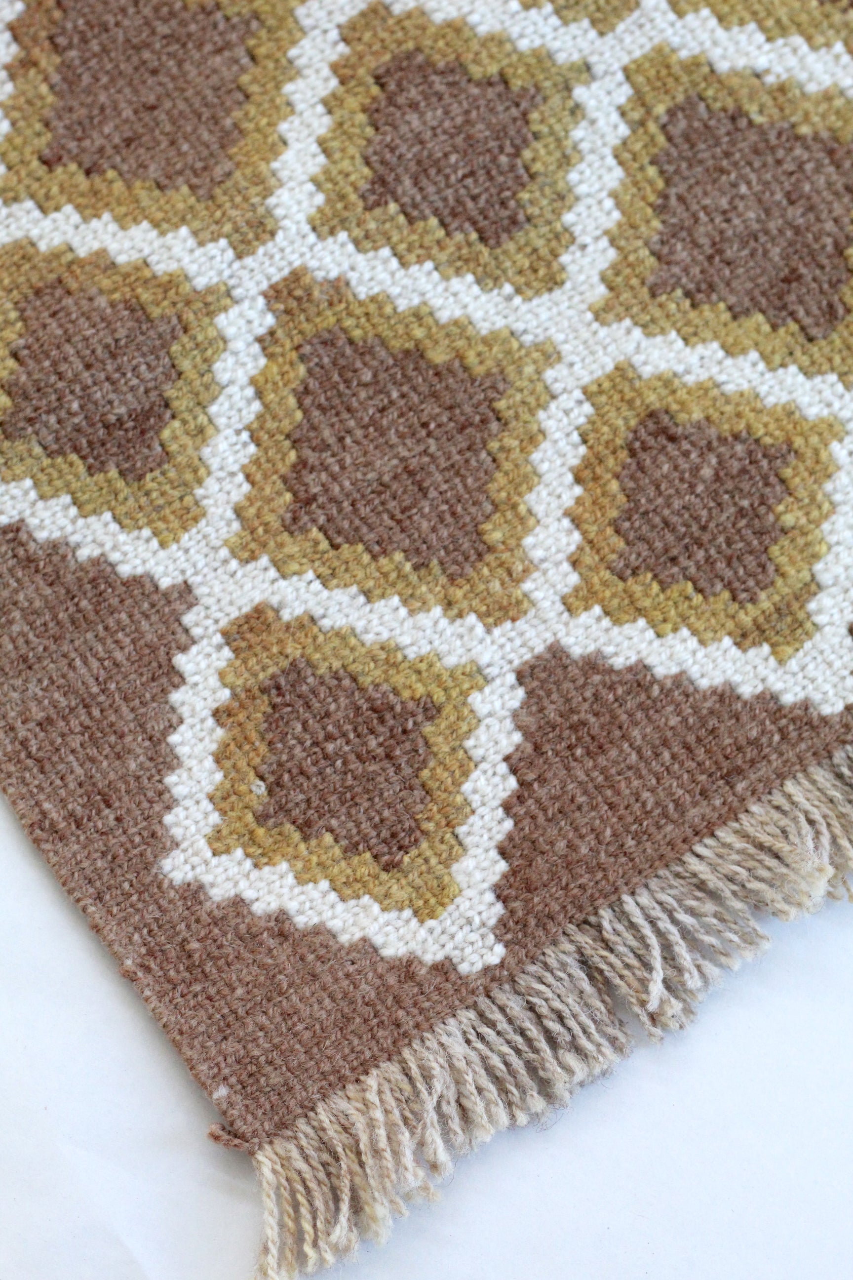 Formosa Qom Textile #022, handwoven sheep wool by Qom artisans, Argentina