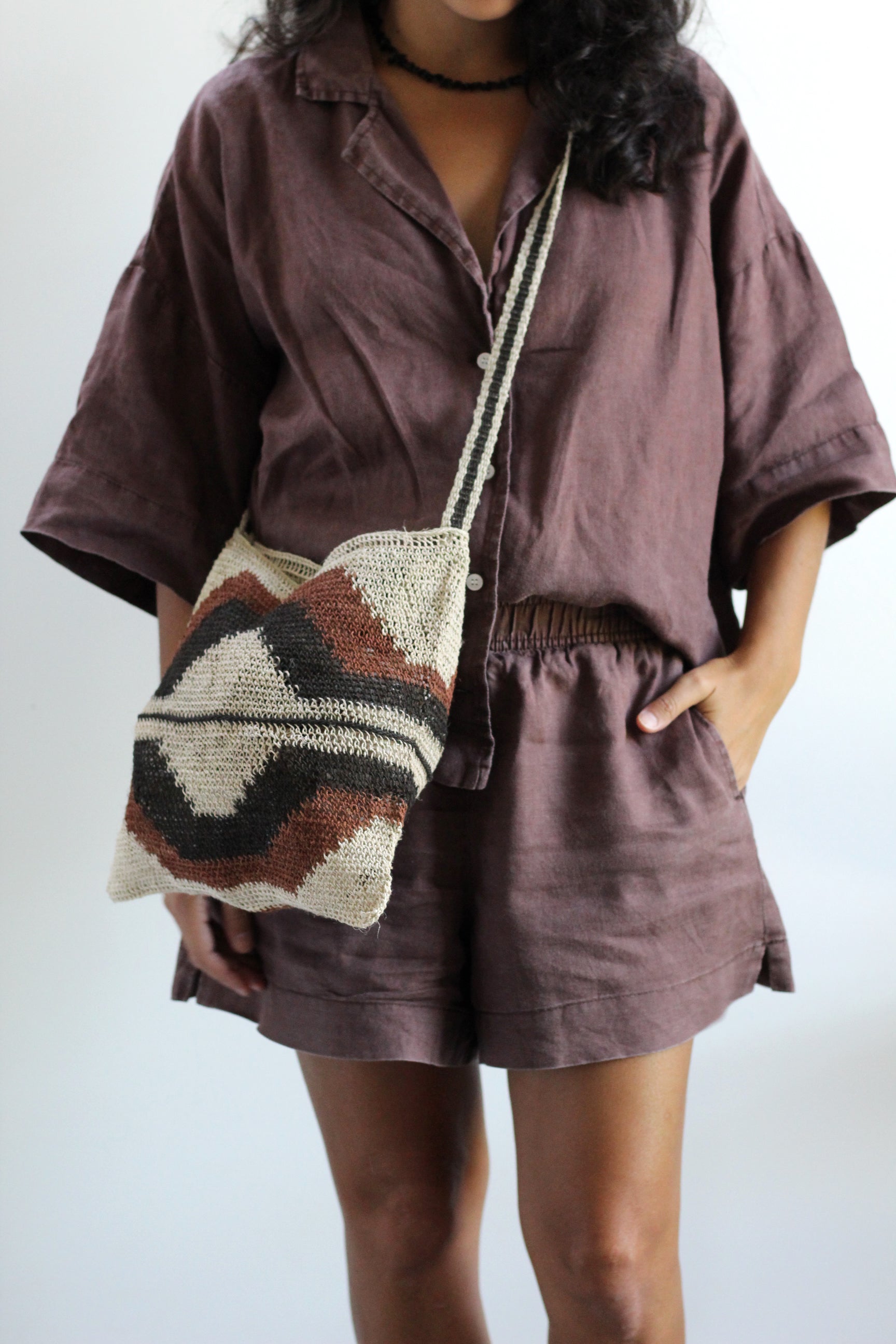 Hand woven Tierra Bag 