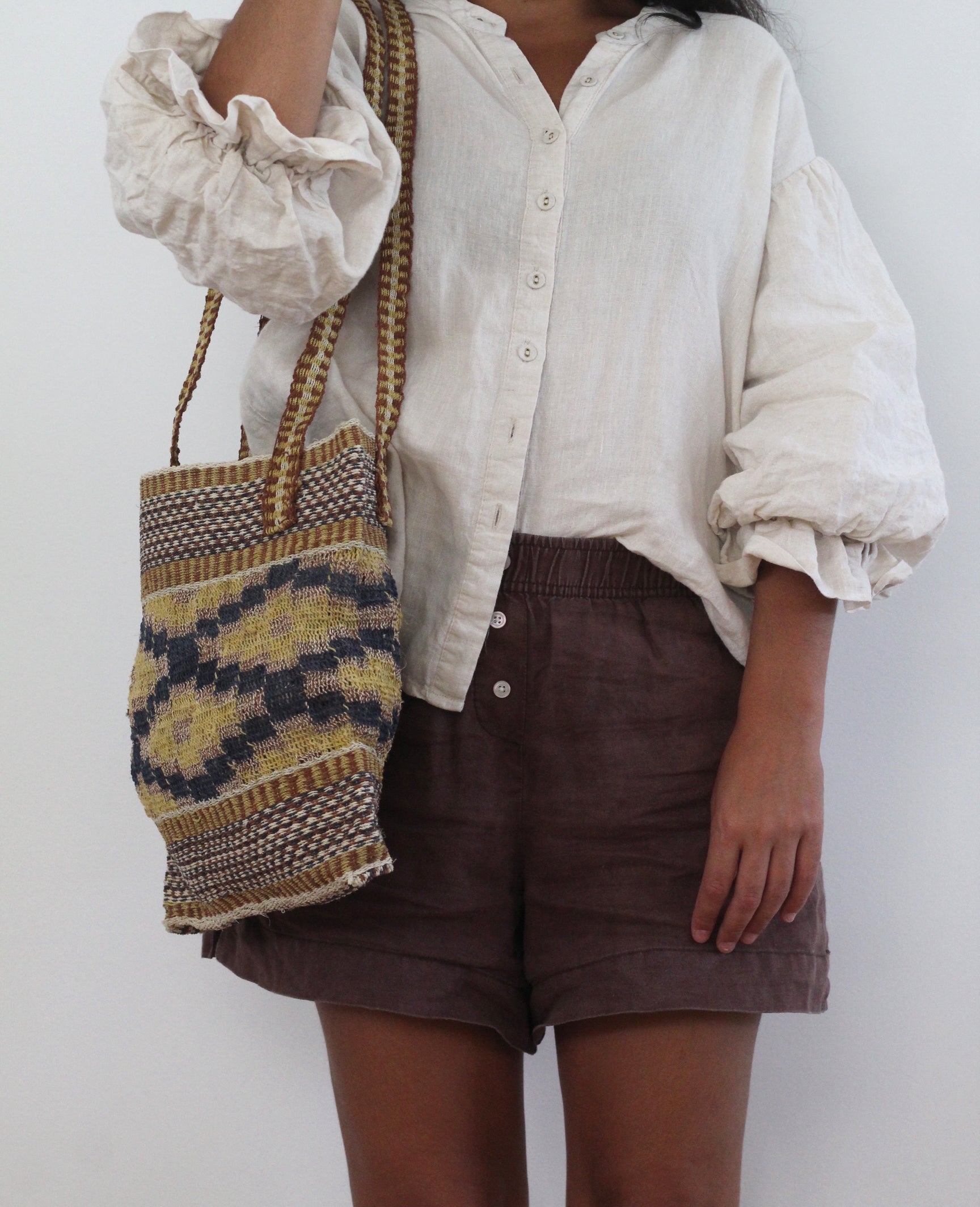 Hand woven Tierra bag #0290