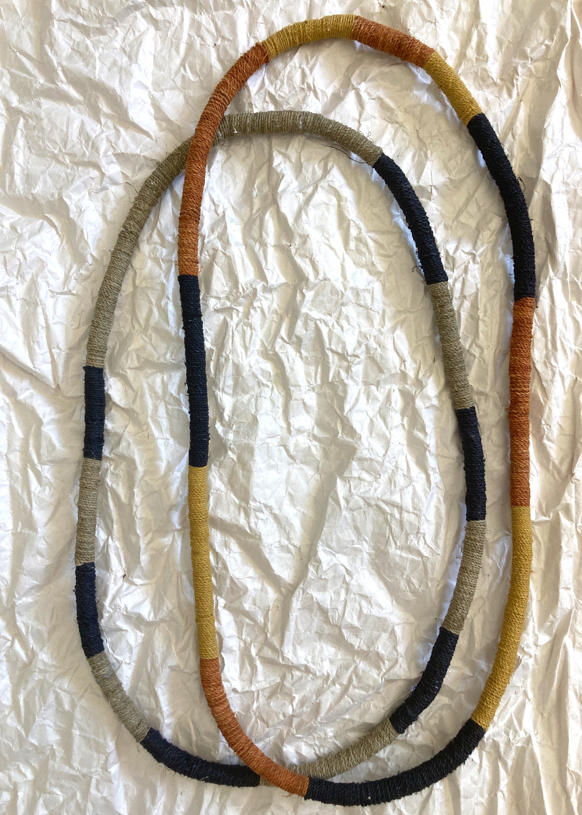 Necklace #064, handwoven chaguar by Wichi artisans, Argentina