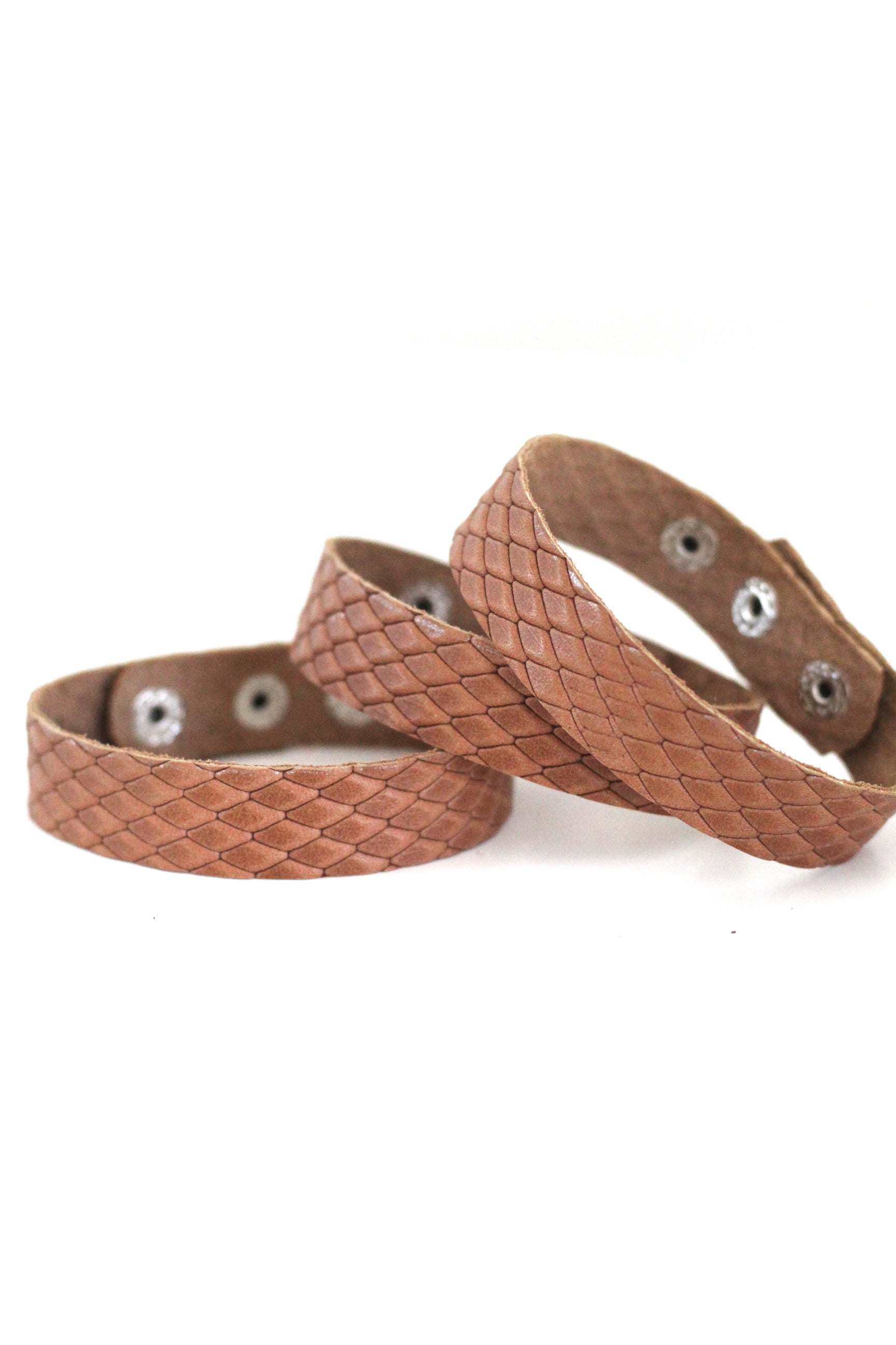 Tanned Leather Bracelet #006, handcrafted leather, Argentina