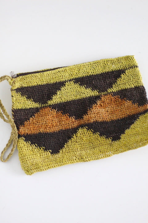 Hand woven Monte Clutch #046