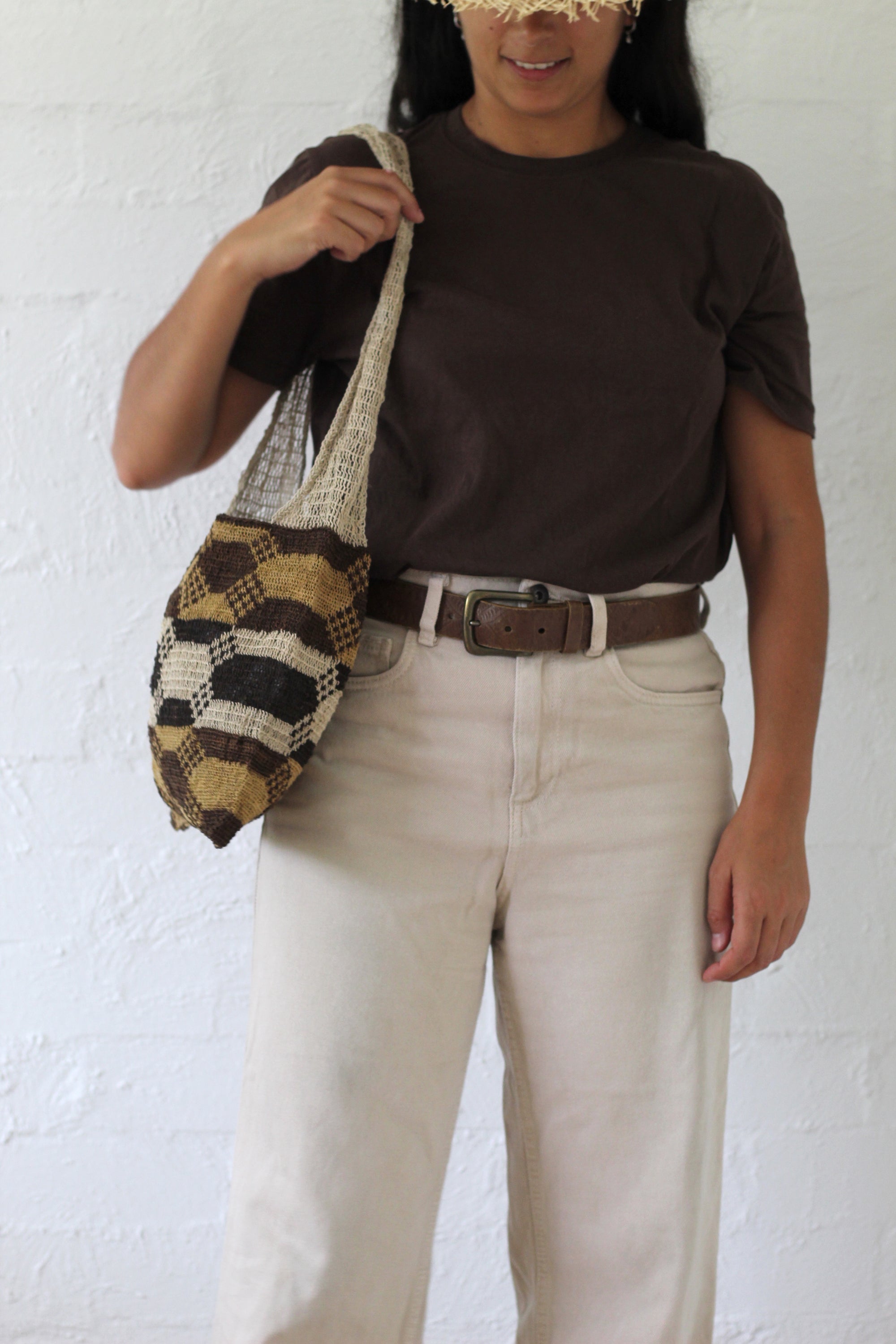 Hand Woven Etnia Bag #0174, chaguar fibre by Wichi artisans, Argentina